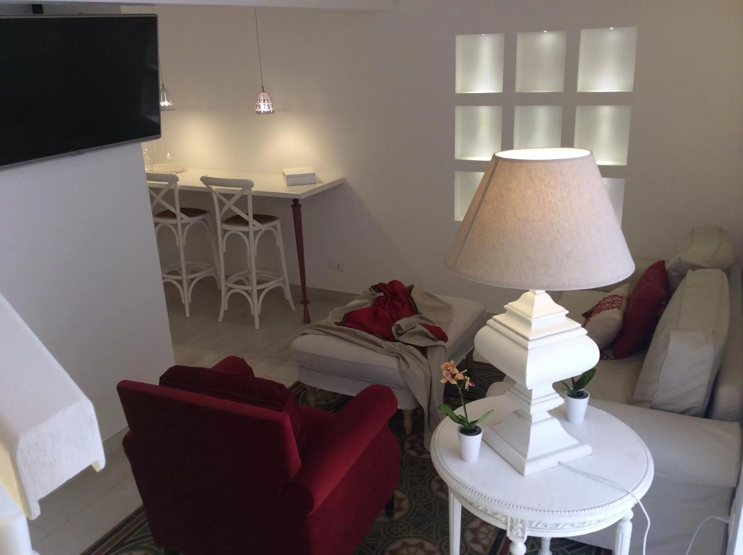 Living room in Suite Le Perle