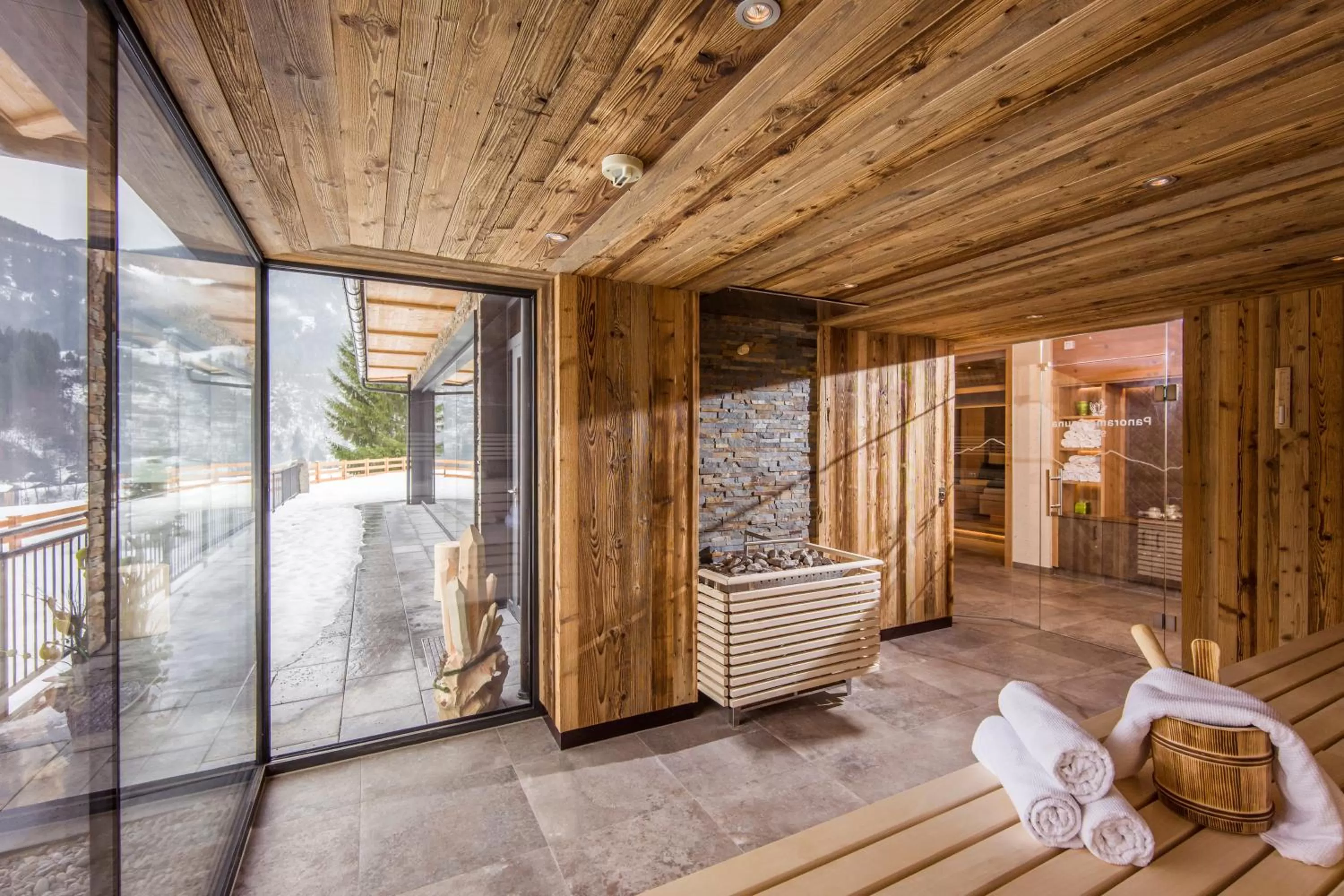 Sauna in Hotel Bergkristall