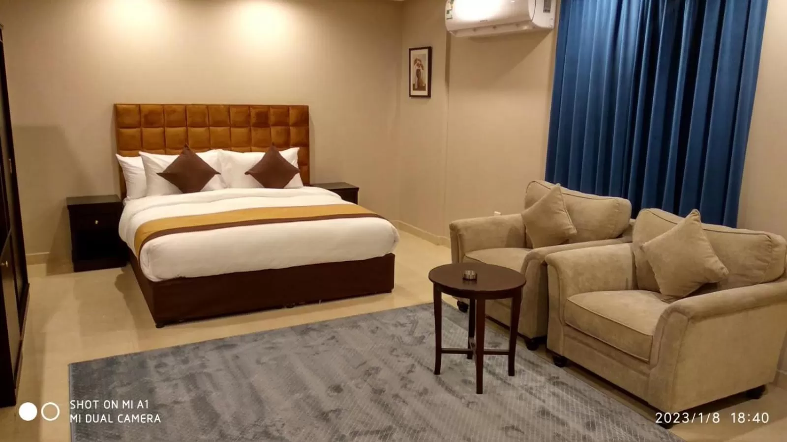 Bed in يان للشقق المخدومة - Yan Apartments