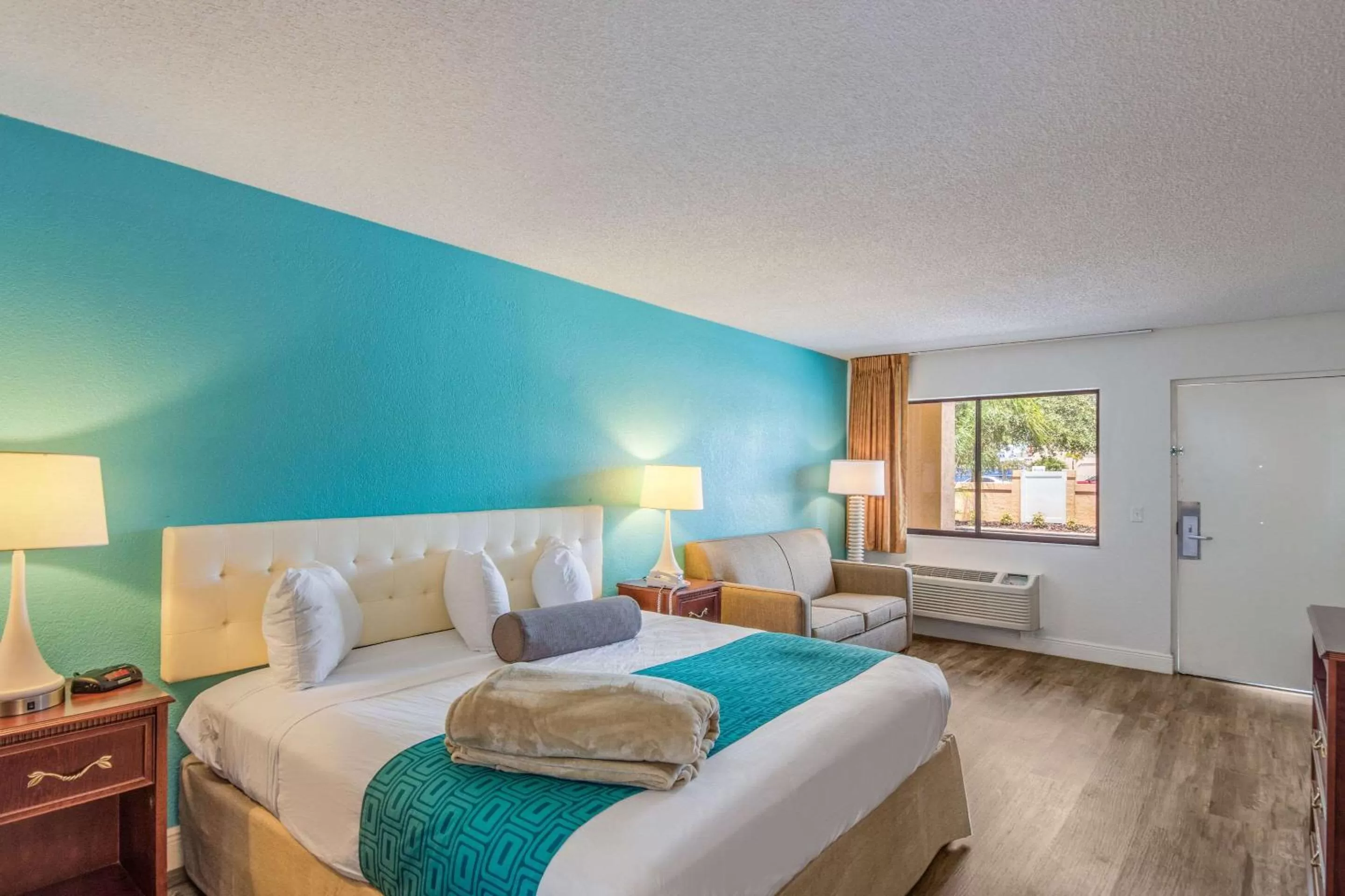 On site, Bed in Rodeway Inn Port Richey North