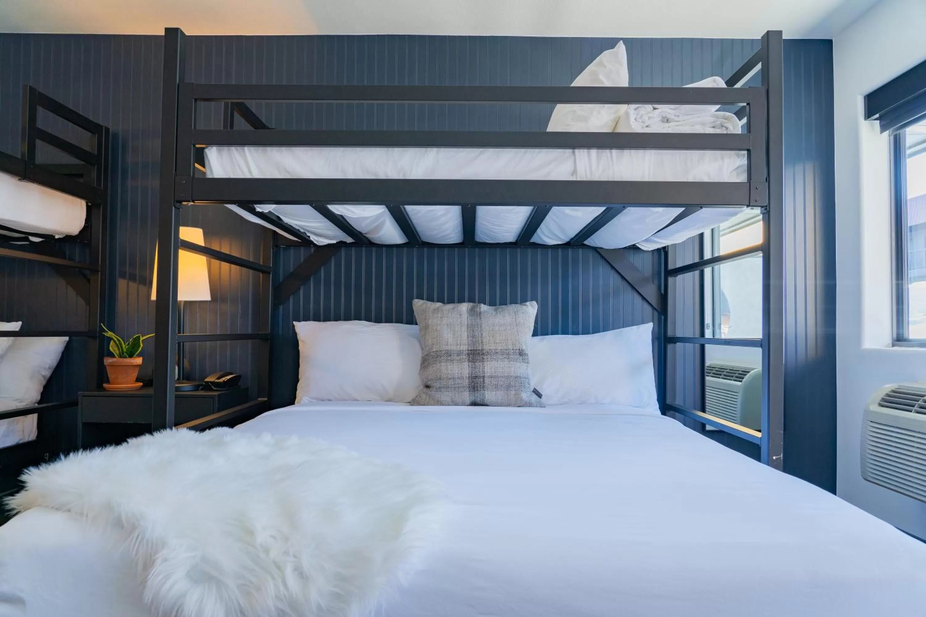 Bed in Gravity Haus Winter Park