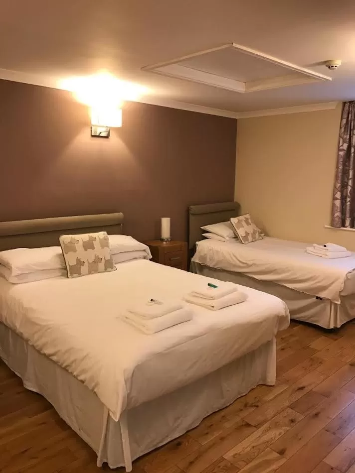 Bed in The Crown Hotel