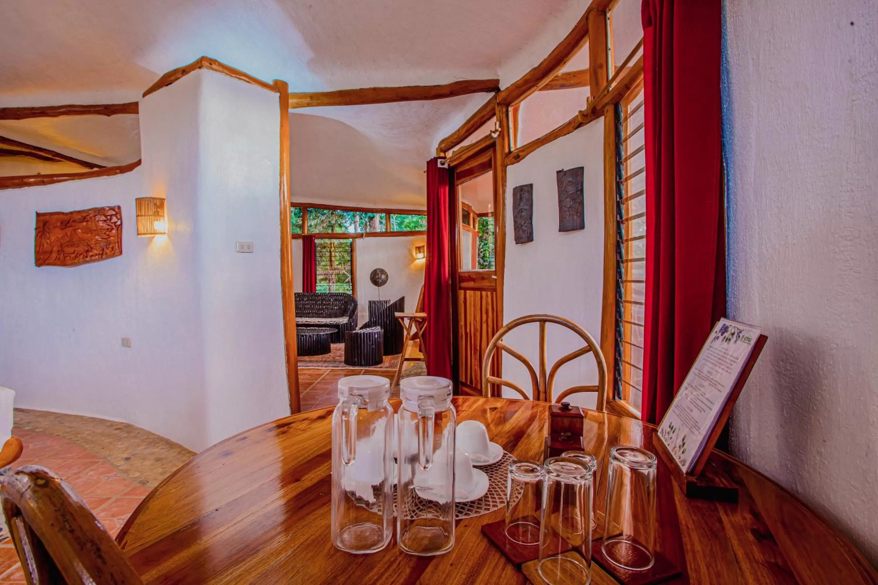 Living room in Atremaru Jungle Retreat