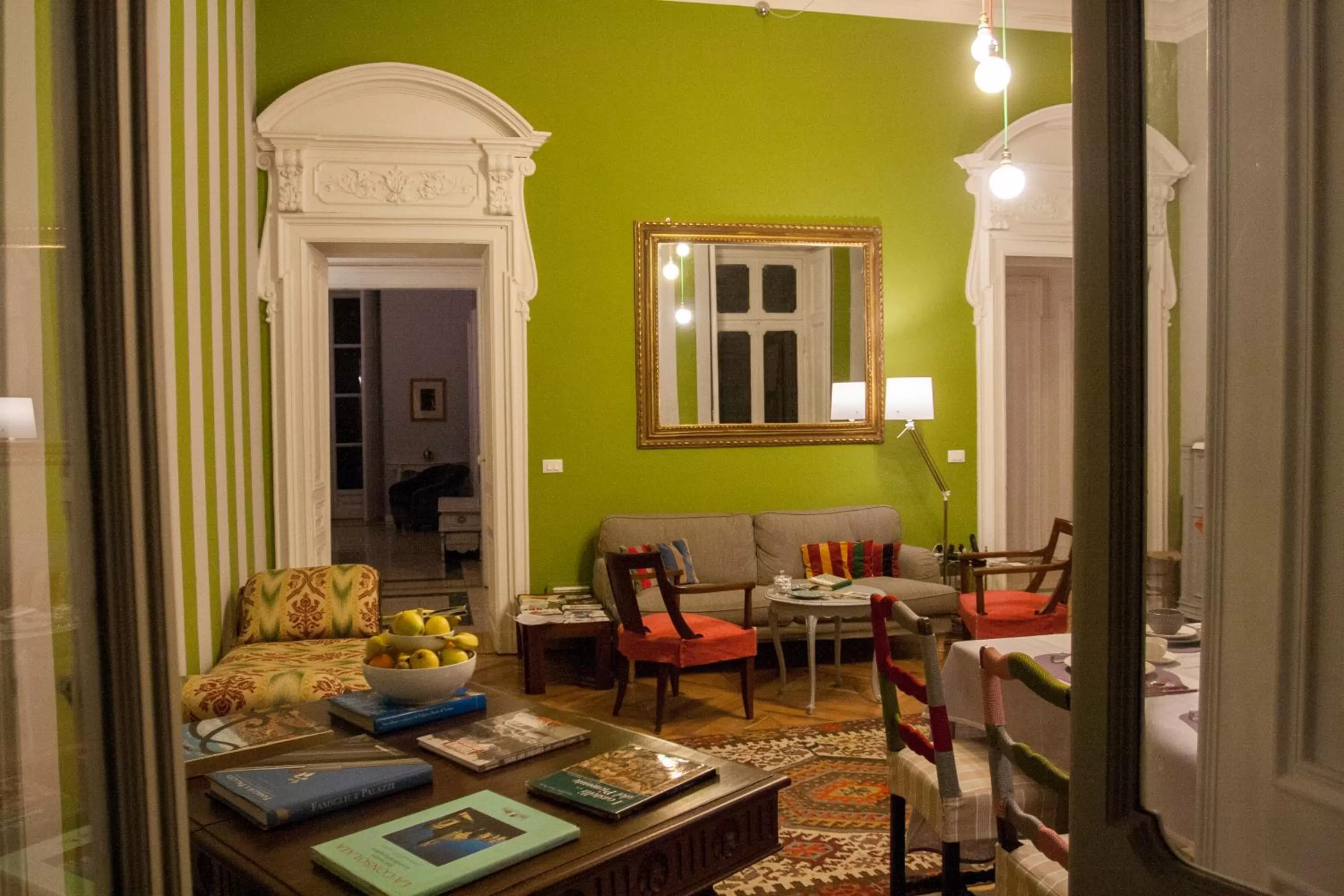 Decorative detail in Palazzo Bellini