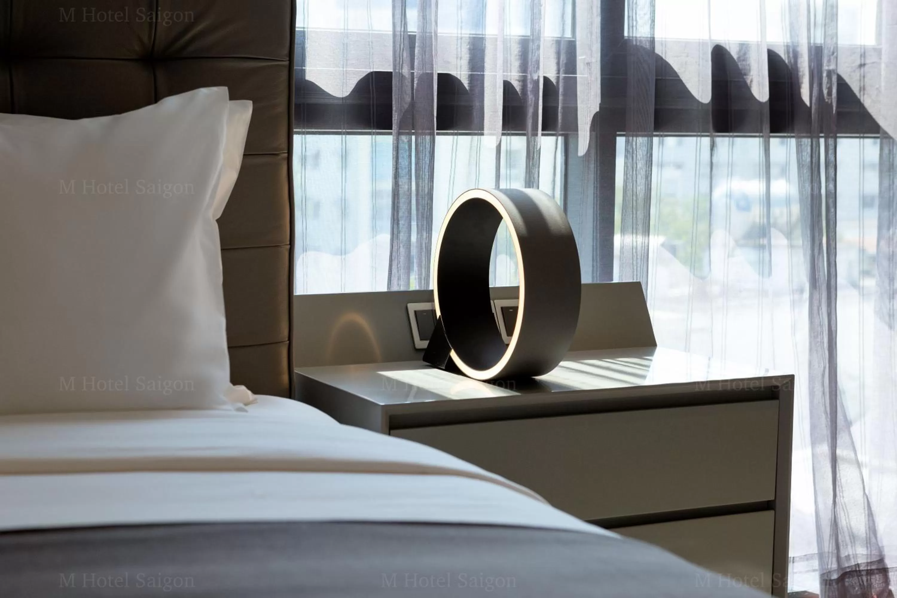 Decorative detail, Bed in M Hotel Saigon