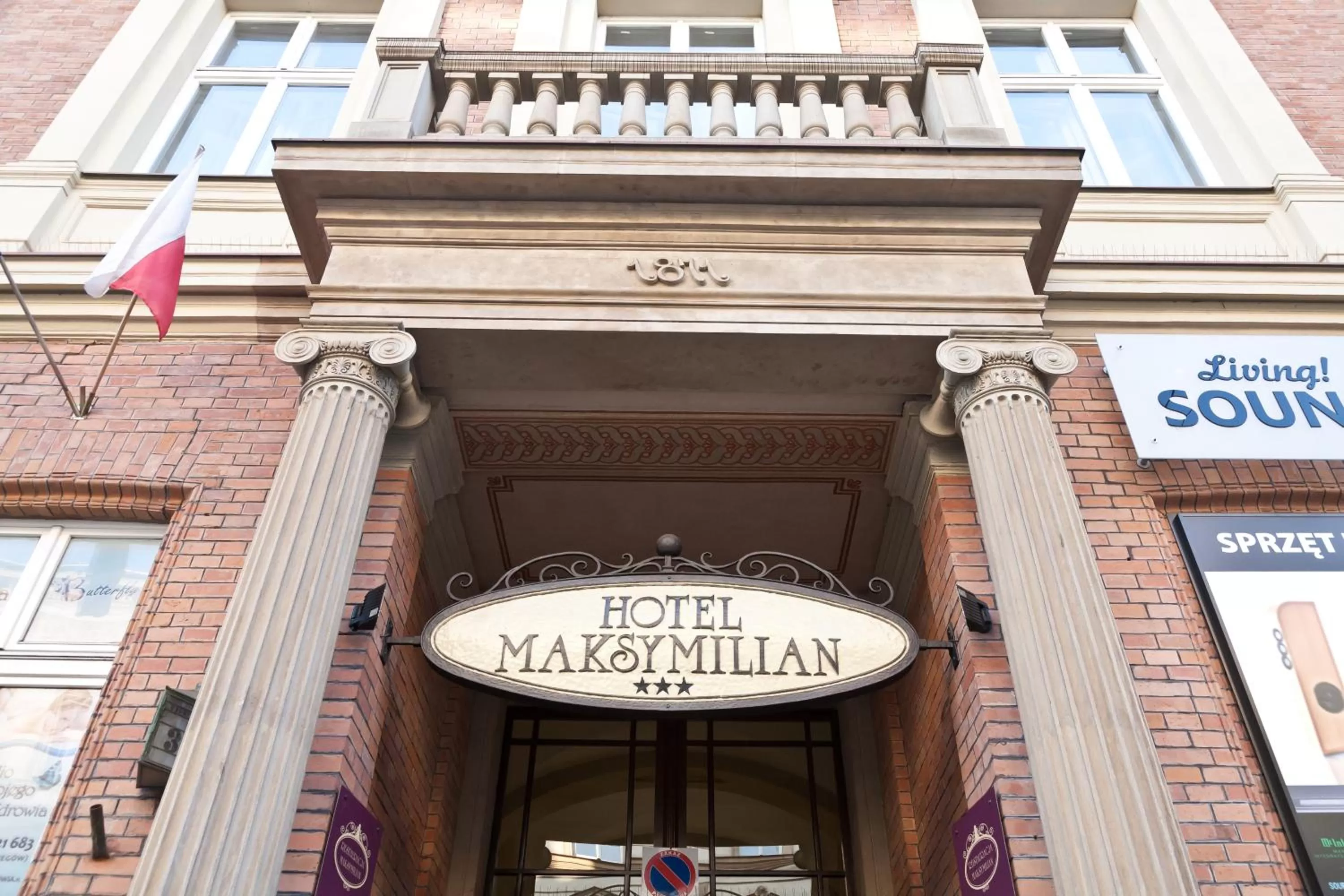 Facade/entrance in Hotel Maksymilian
