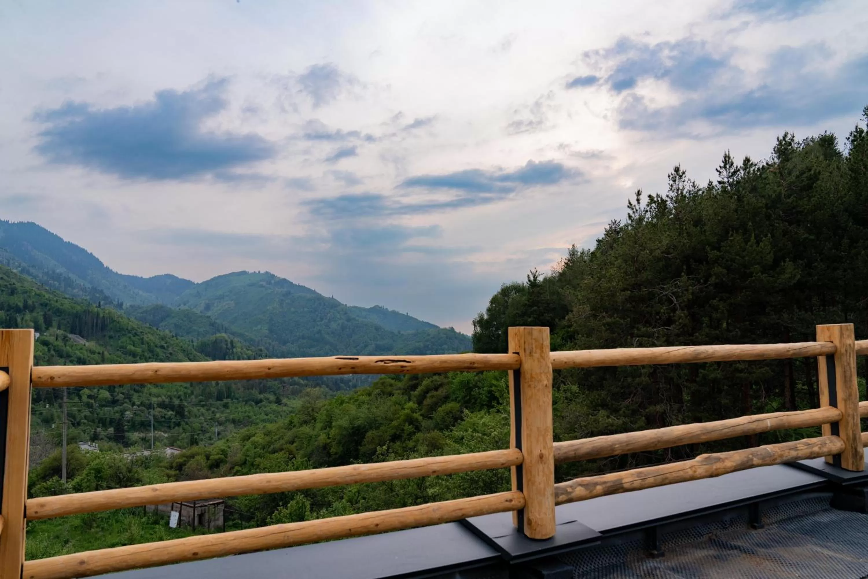 Mountain view in Qazaq Auyl Eco Hotel