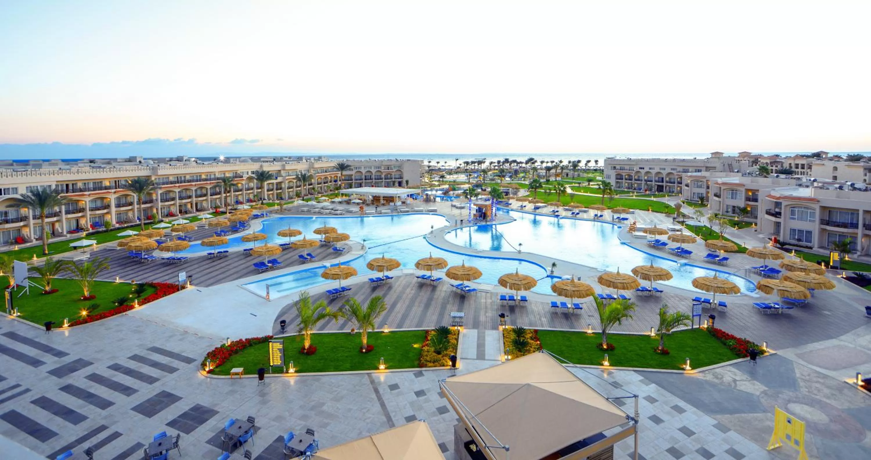Bird's eye view in Pickalbatros Royal Moderna Sharm "Aqua Park"- All inclusive