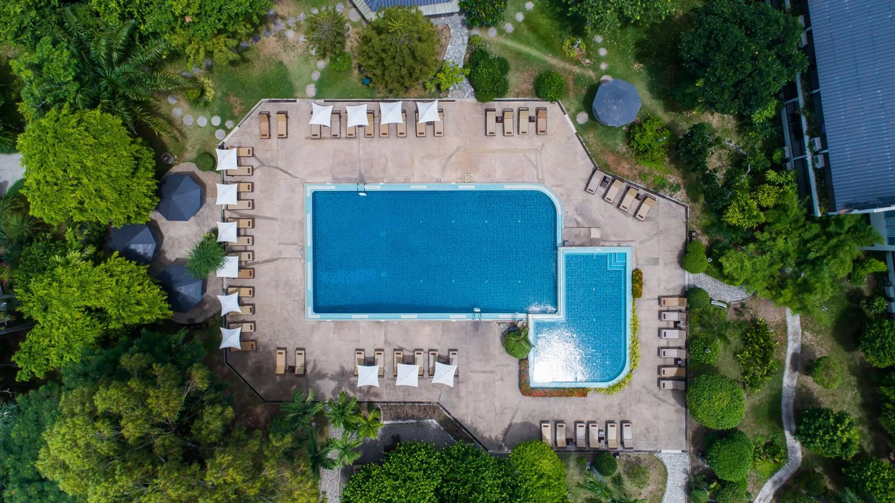 Bird's eye view in Sunshine Garden Resort