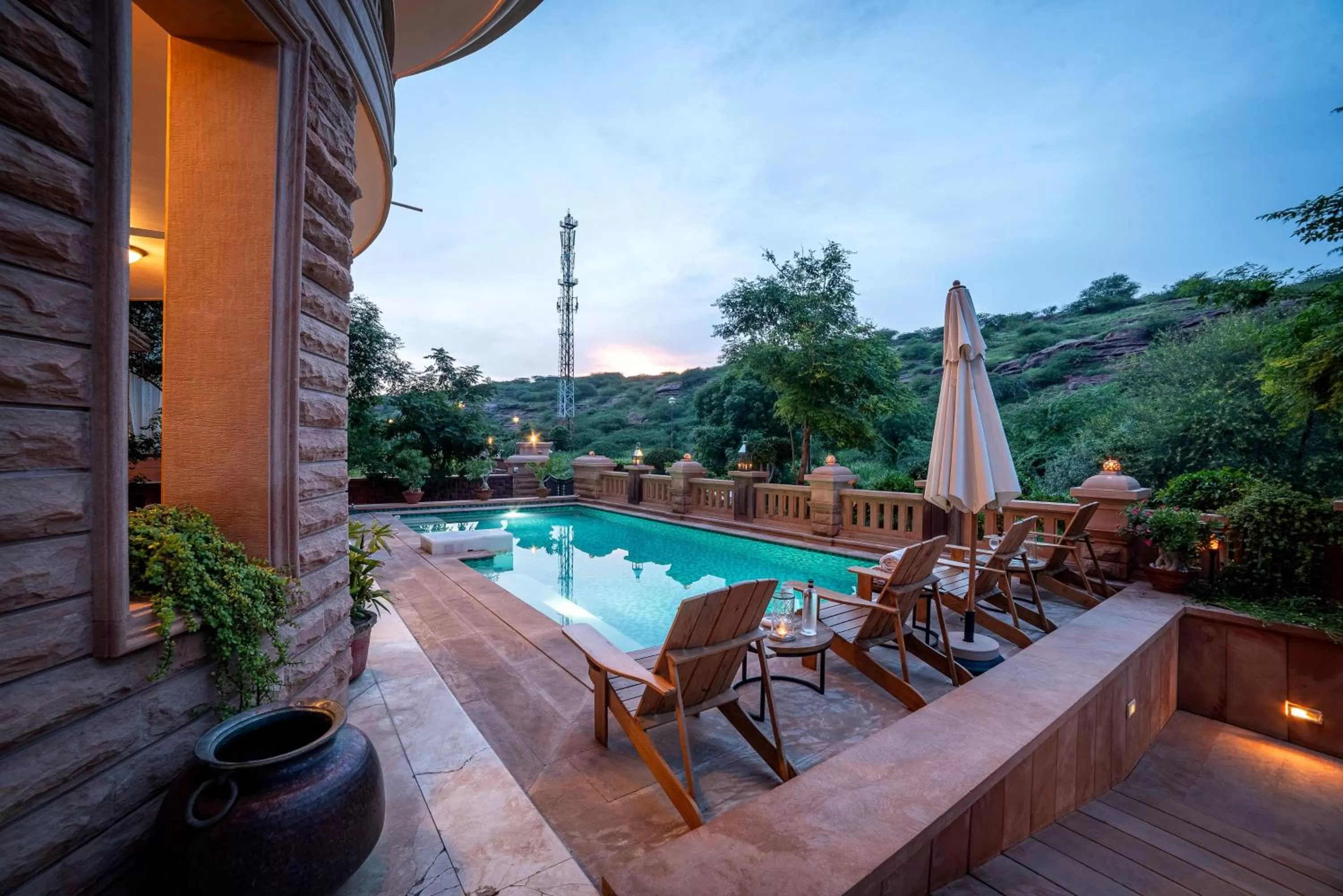 Swimming pool in The Almond Tree