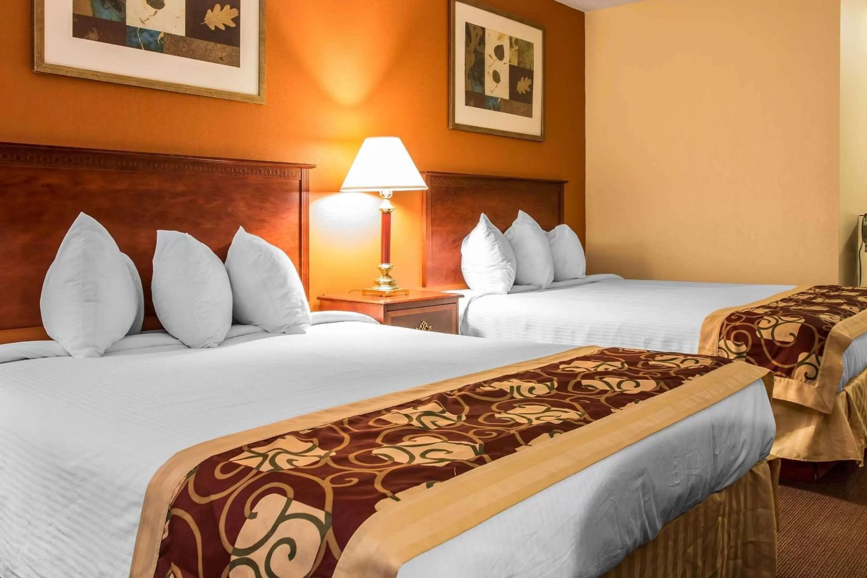 Photo of the whole room, Bed in Rodeway Inn Muskegon Airport