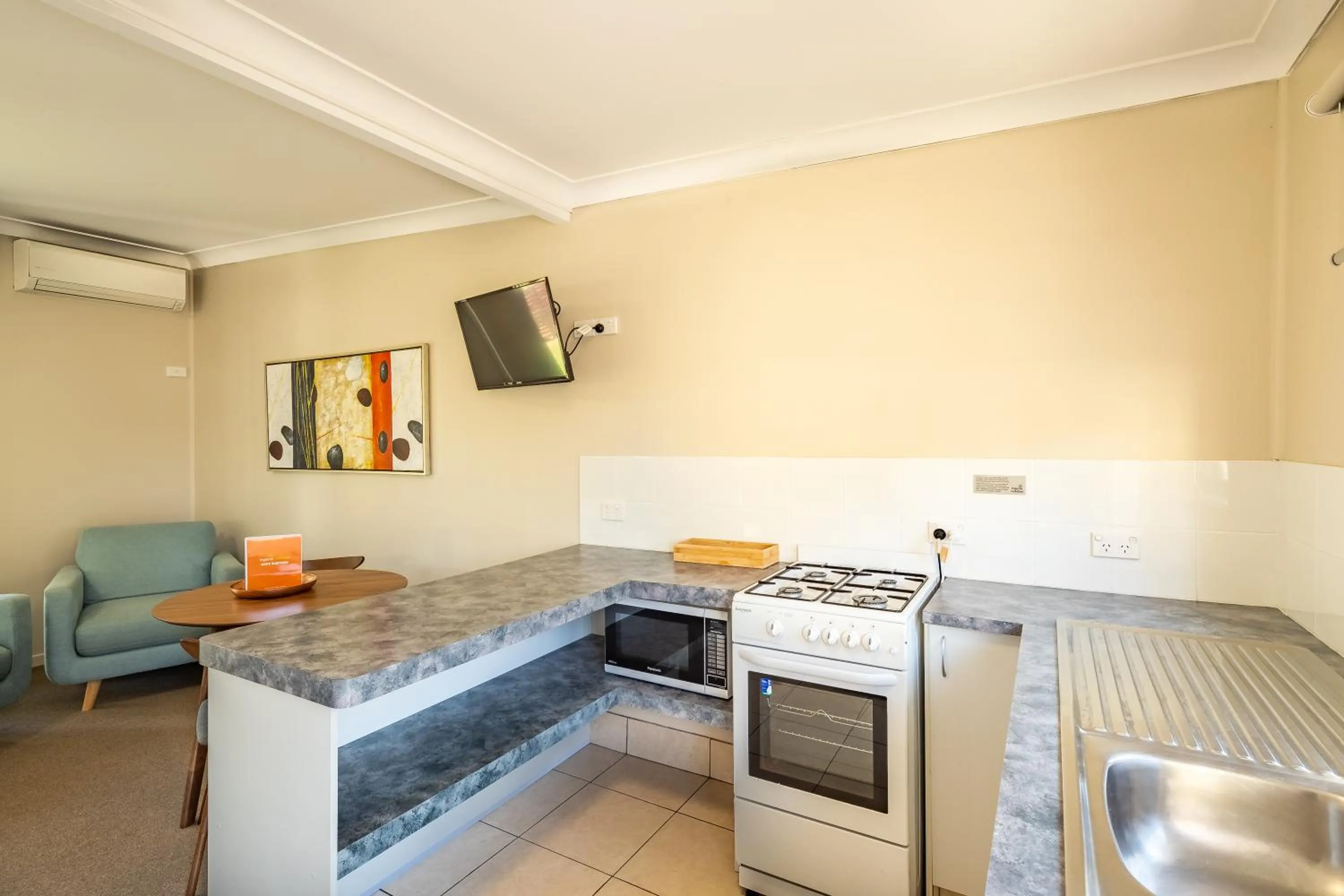 Kitchen or kitchenette in Ingenia Holidays Nambucca Heads