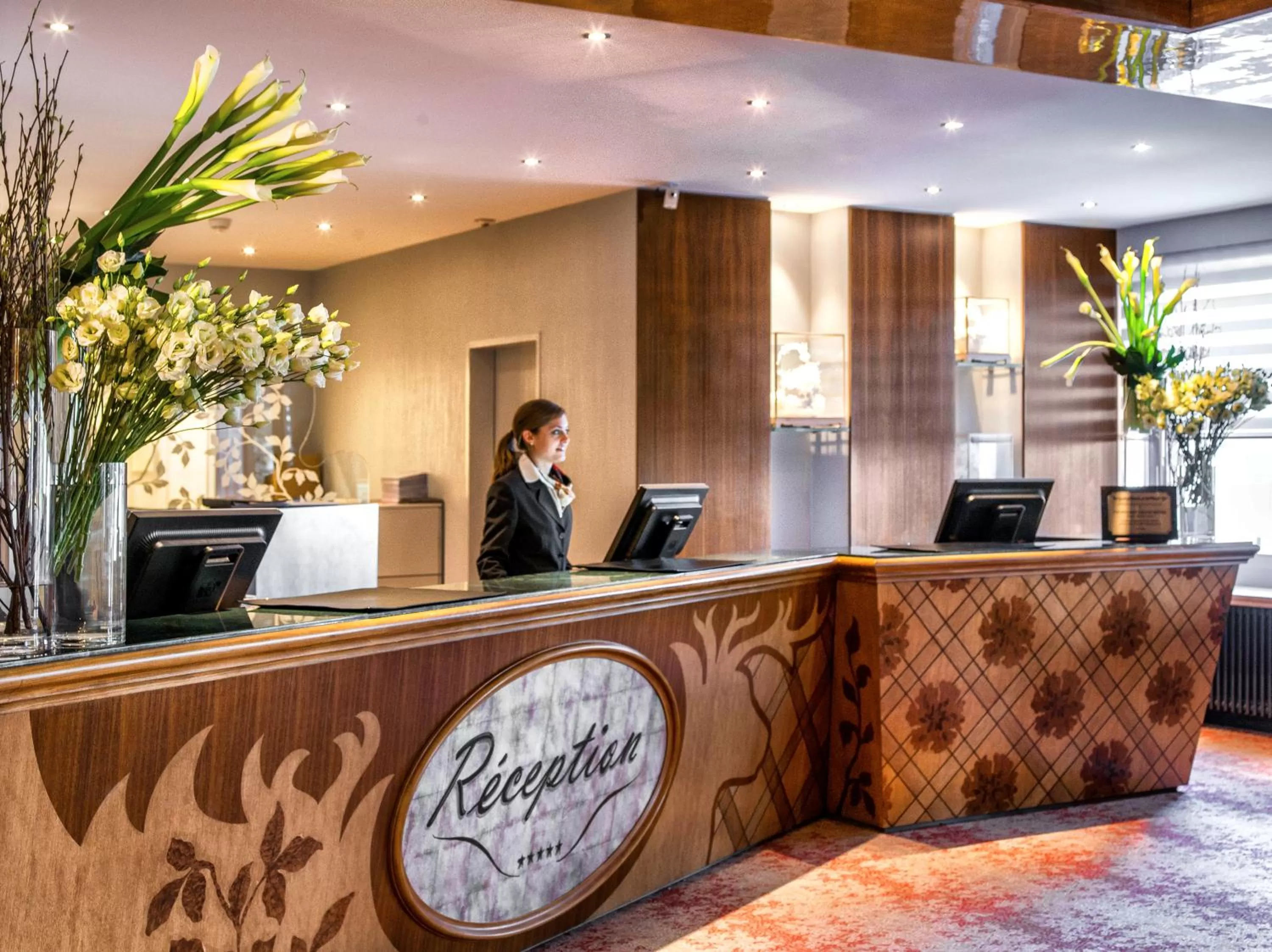 Lobby or reception in Tschuggen Grand Hotel - The Leading Hotels of the World