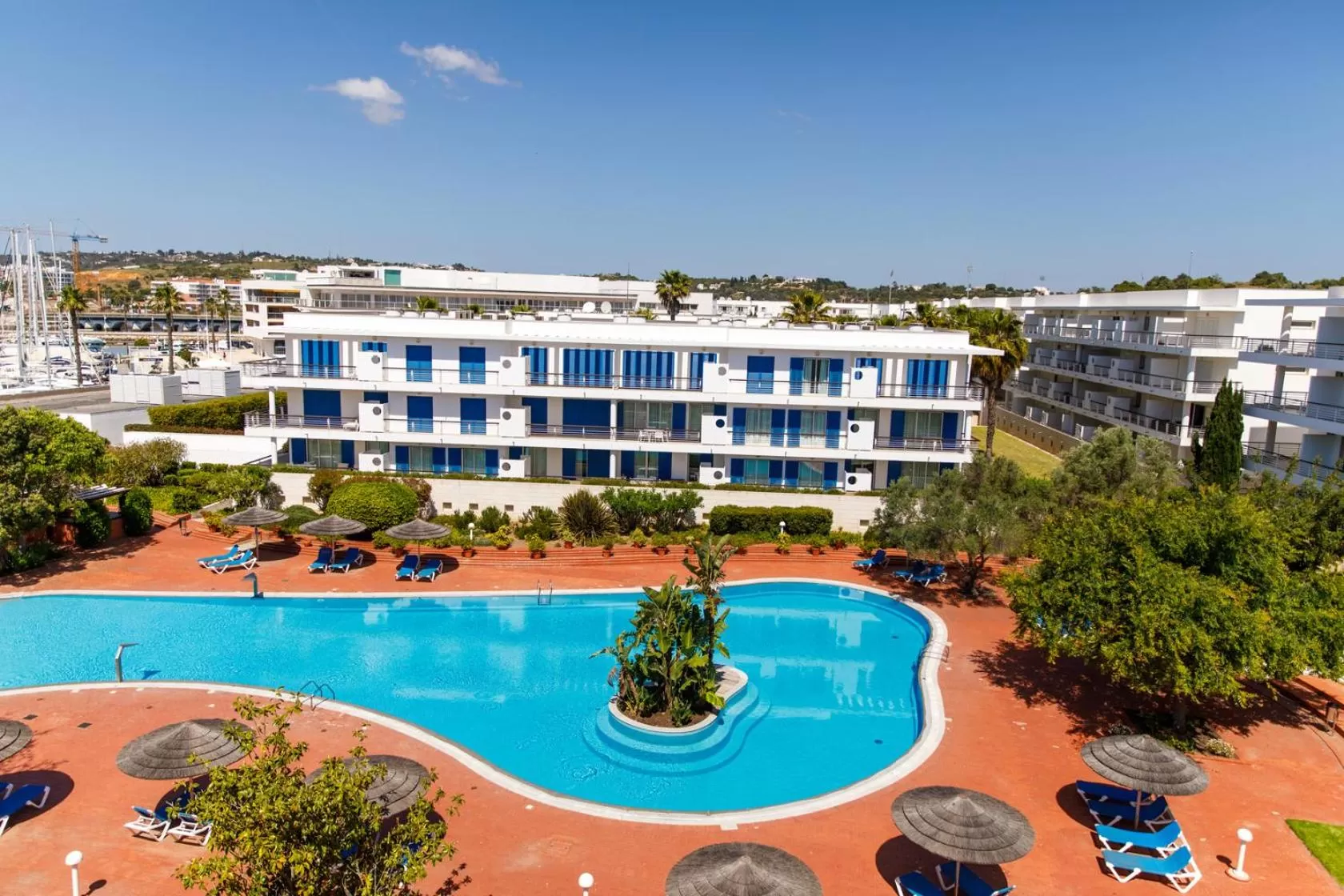 Pool view in Marina Club Lagos Resort