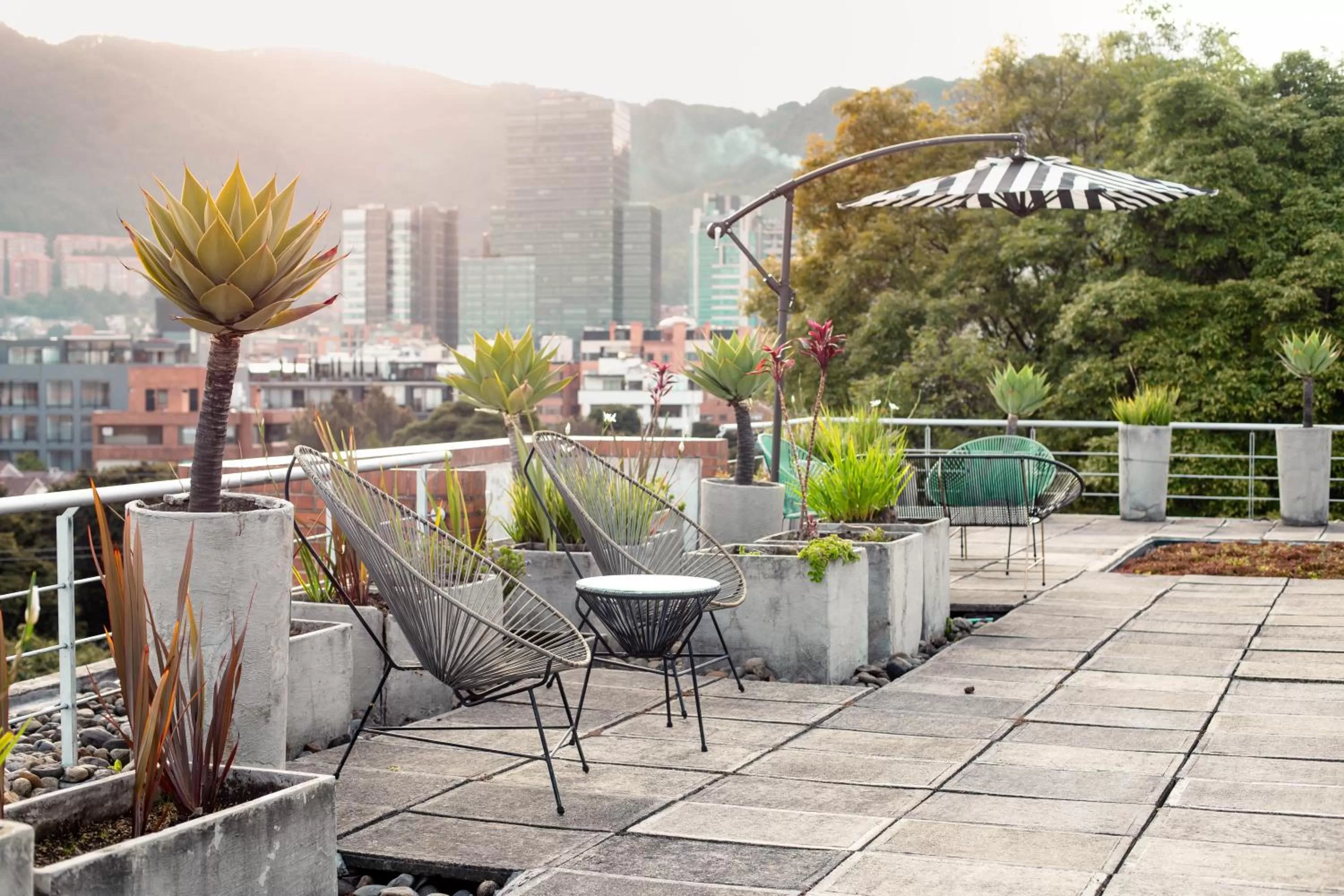 Balcony/Terrace in Faranda Collection Bogota, a member of Radisson Individuals