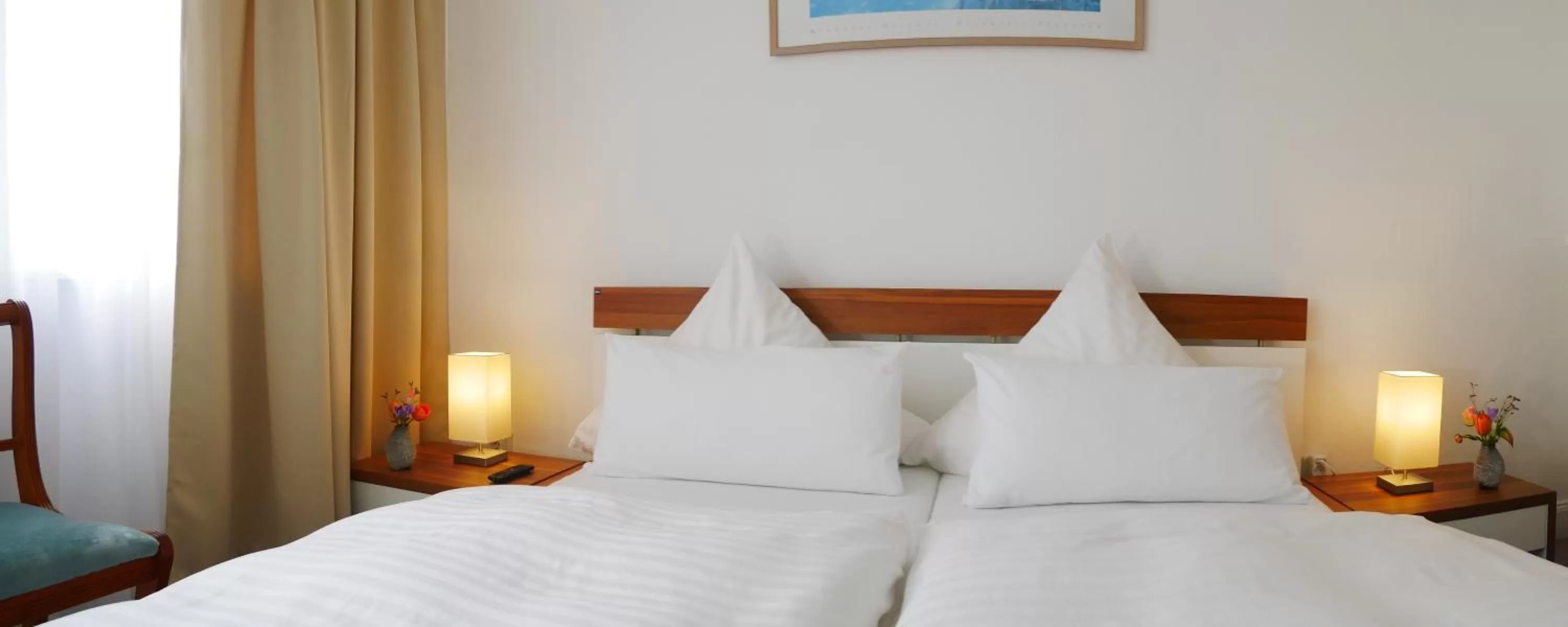 Bed in Pension Helma