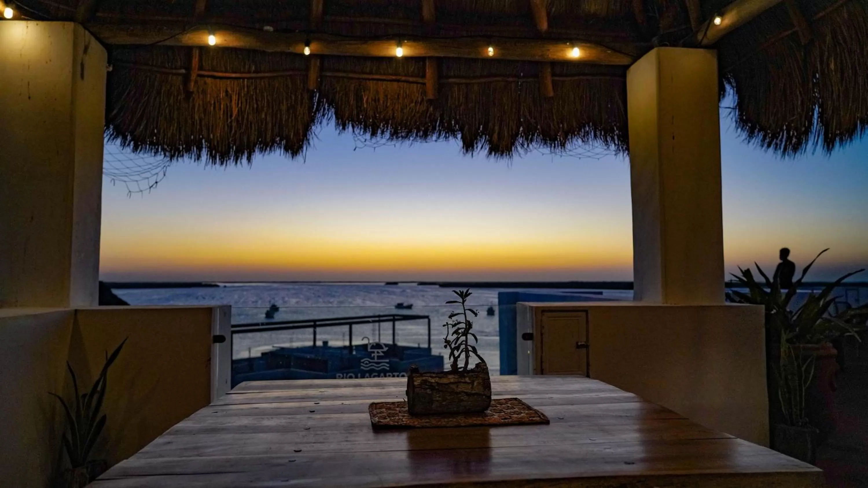 Sea view in Hotel Rio Lagartos