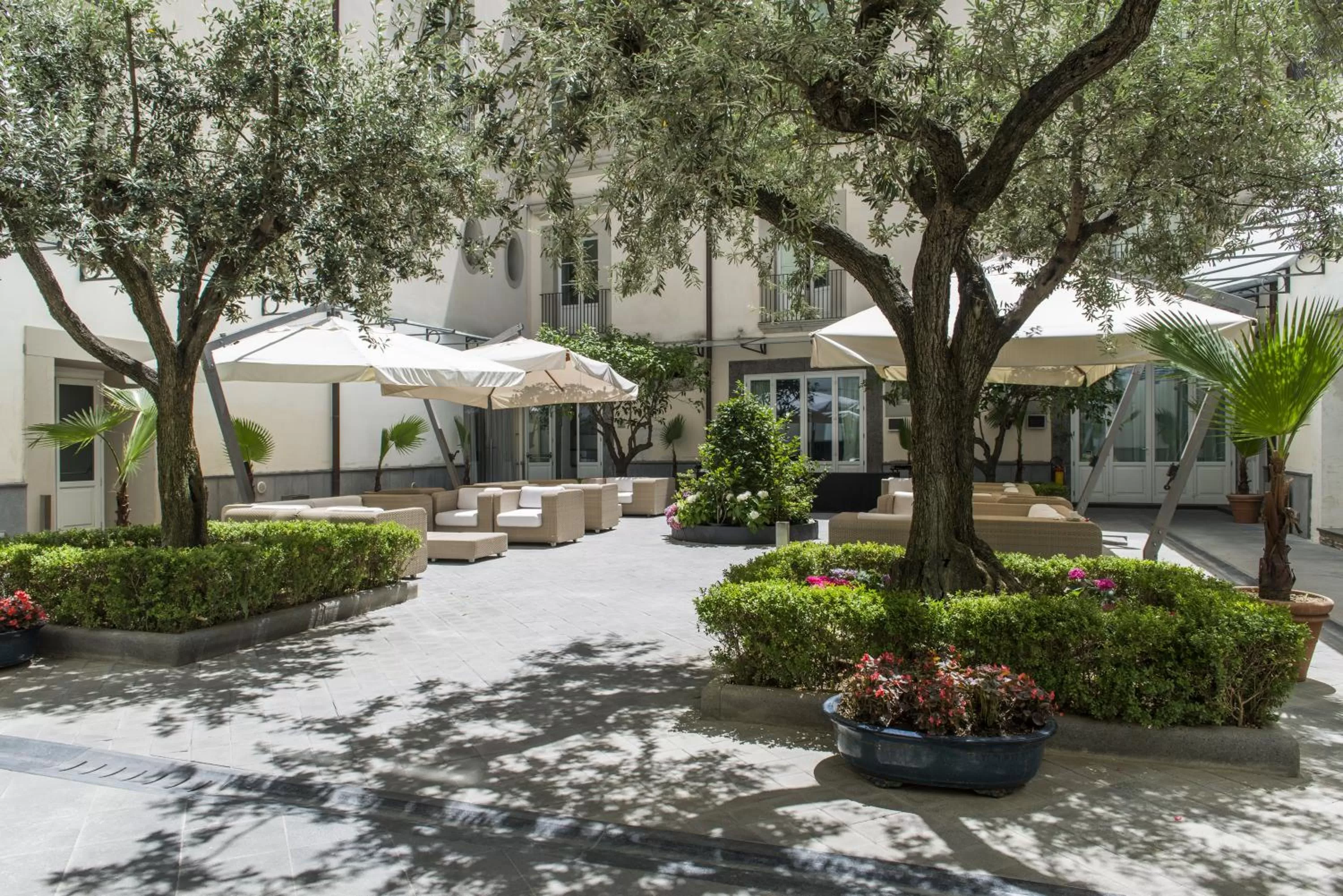 Garden in Palazzo Caracciolo Naples