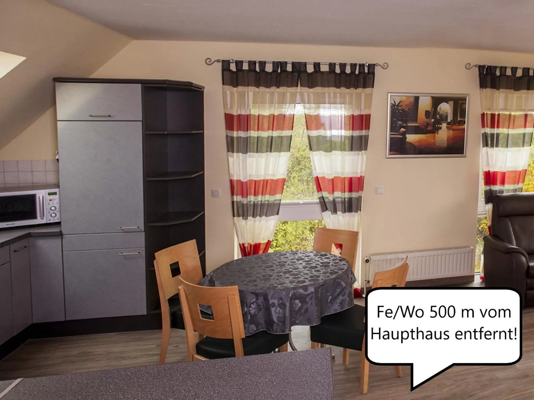 Kitchen or kitchenette in Gasthof Scharfe Kurve