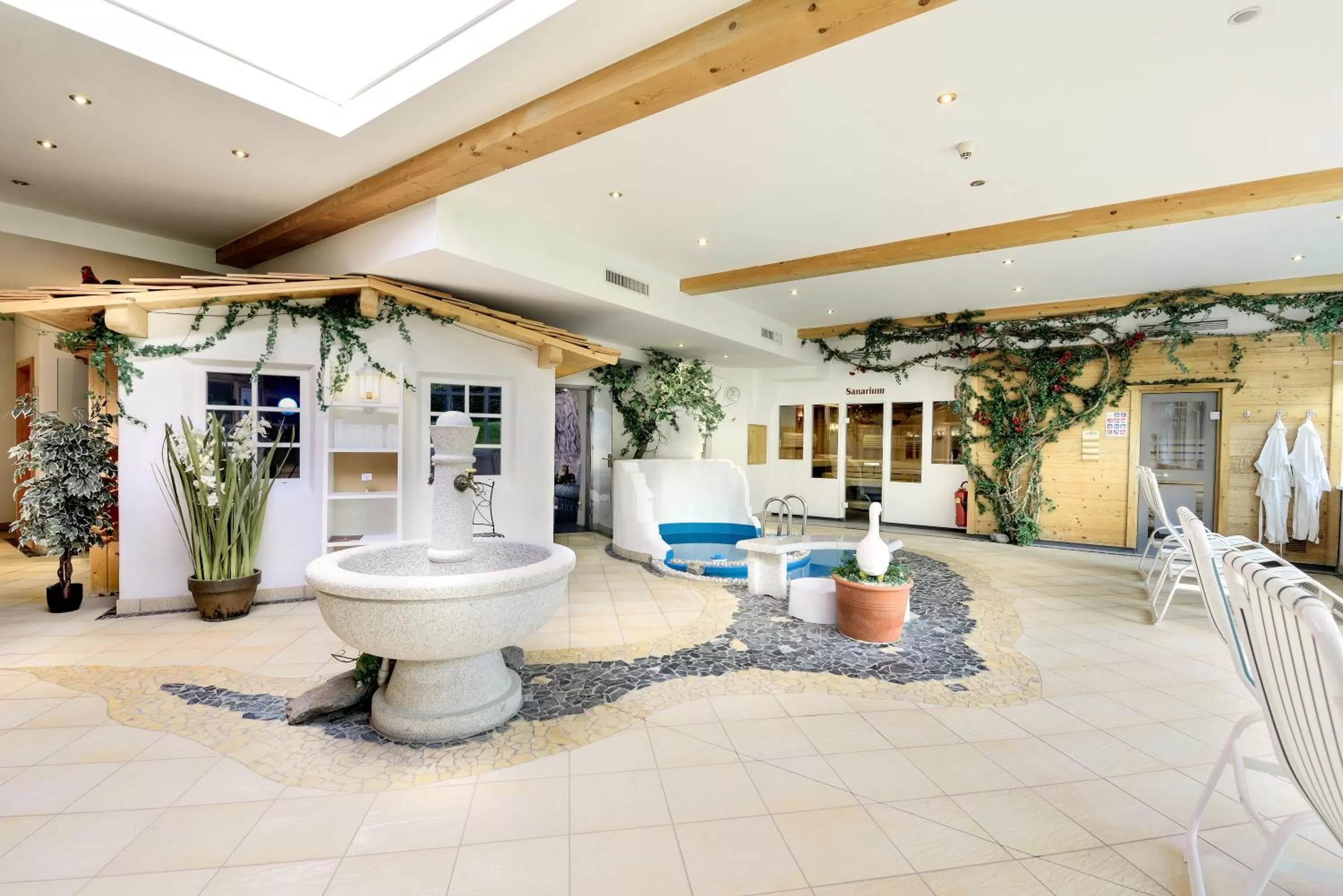 Spa and wellness centre/facilities in Hotel Vitalquelle Montafon