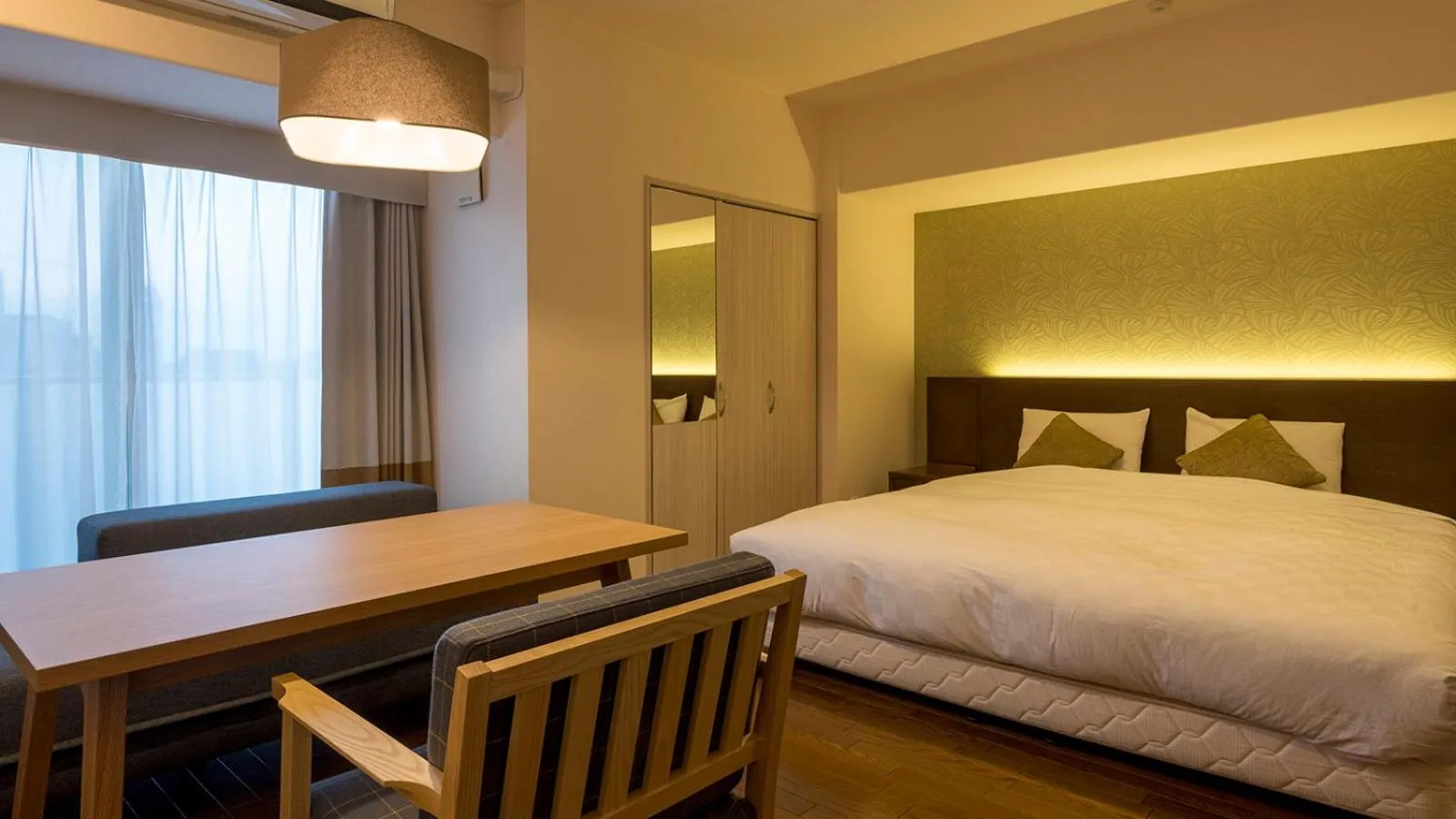 Photo of the whole room, Bed in Hotel Paco Hakodate