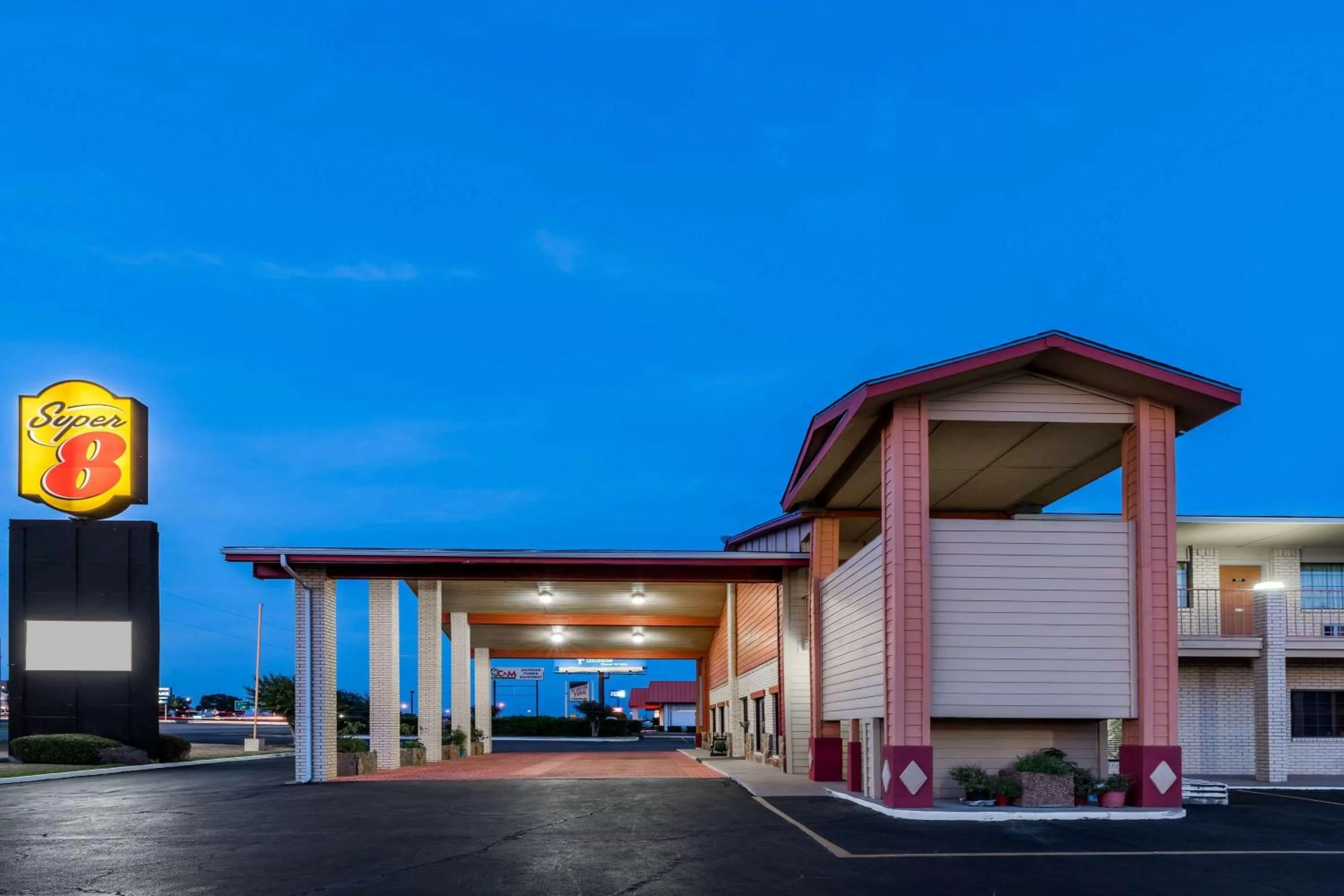 Property building in Super 8 by Wyndham Waco/Mall area TX
