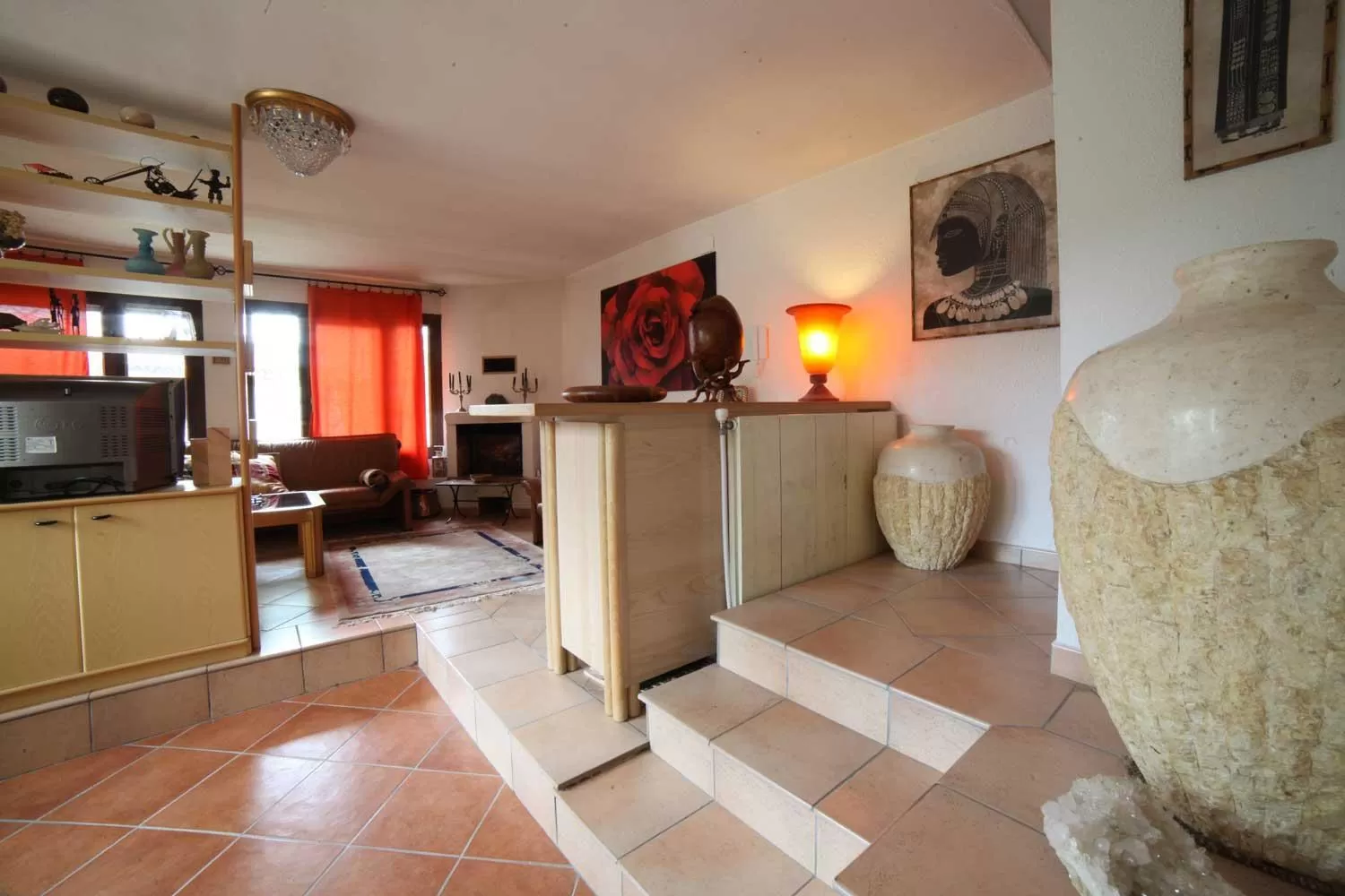 Communal lounge/ TV room in b&b Antiche Pietre