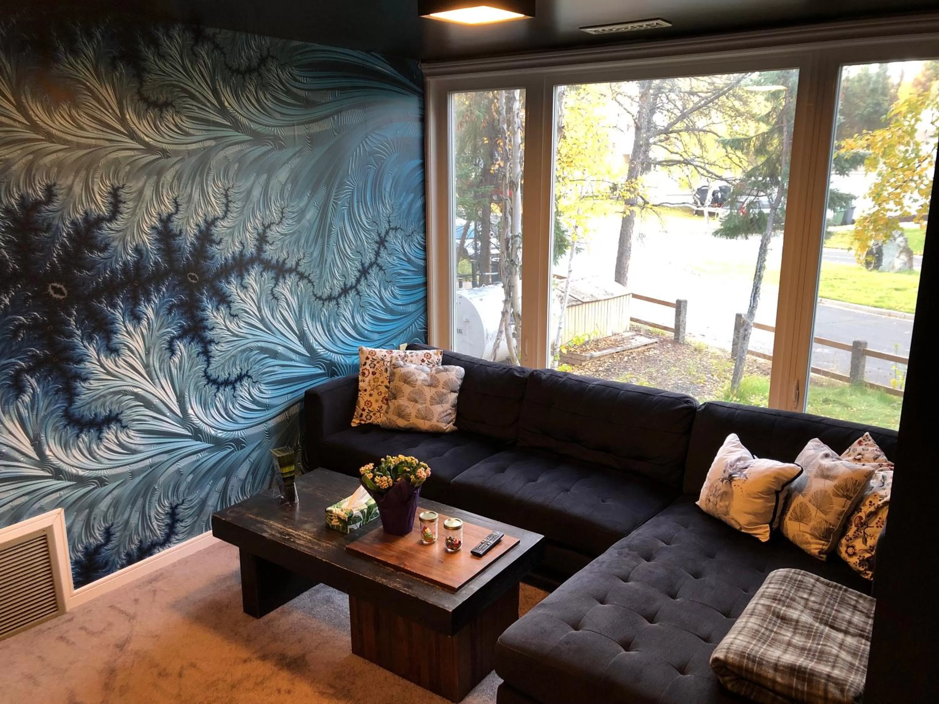 Seating area in 好丘。Hacho House