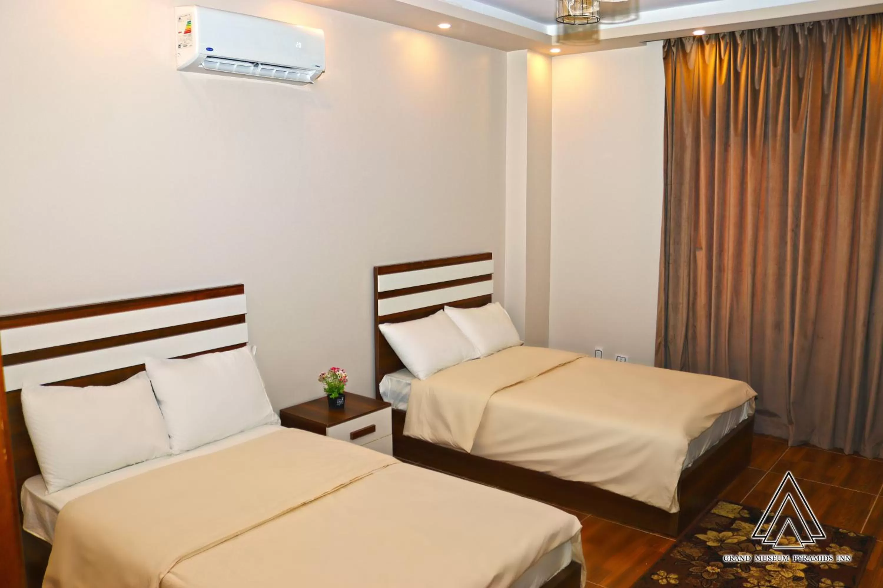 Bed in Grand Museum Pyramids Inn