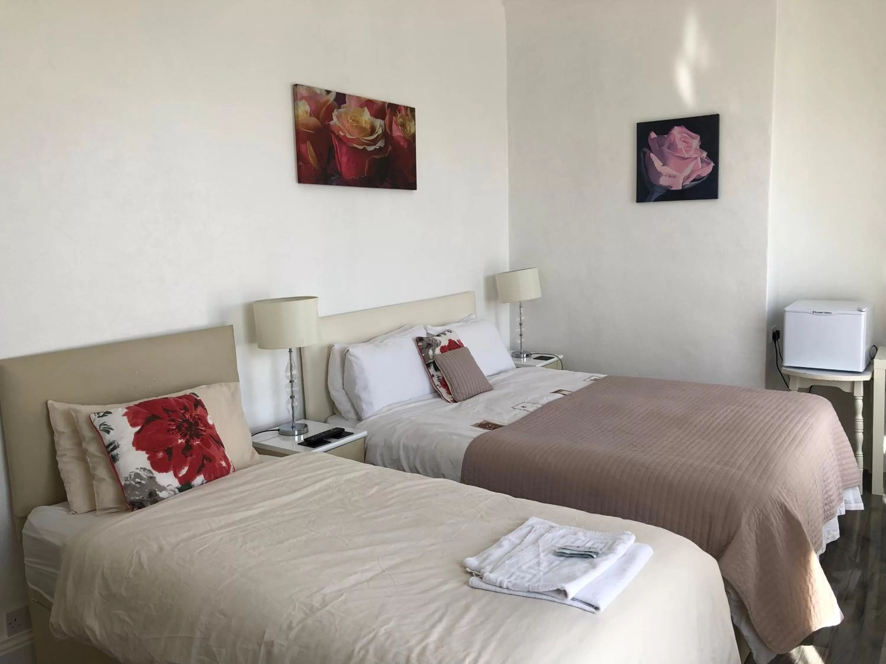 Bed in Admiral Guest House