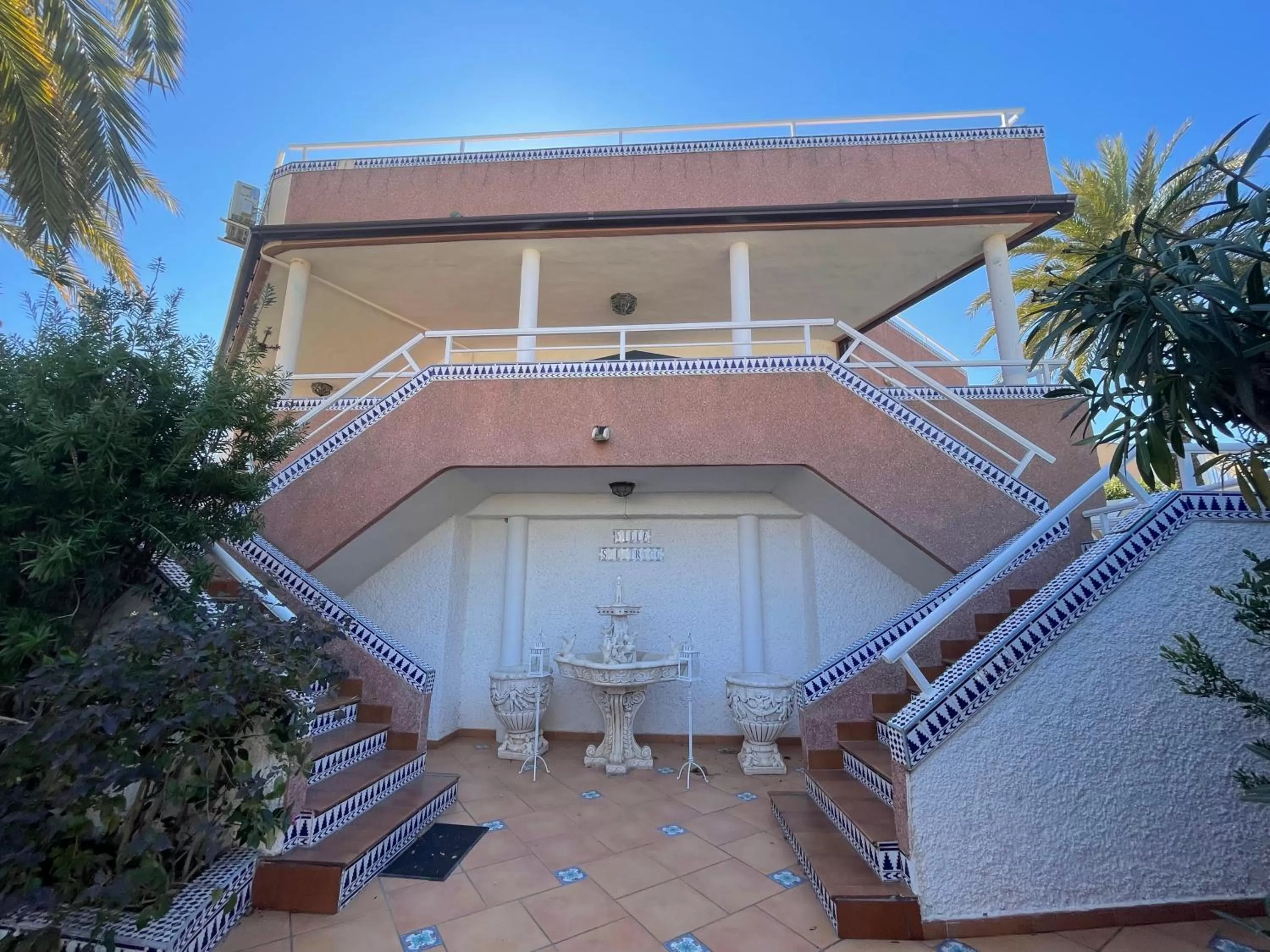 Property building in Anna's garden