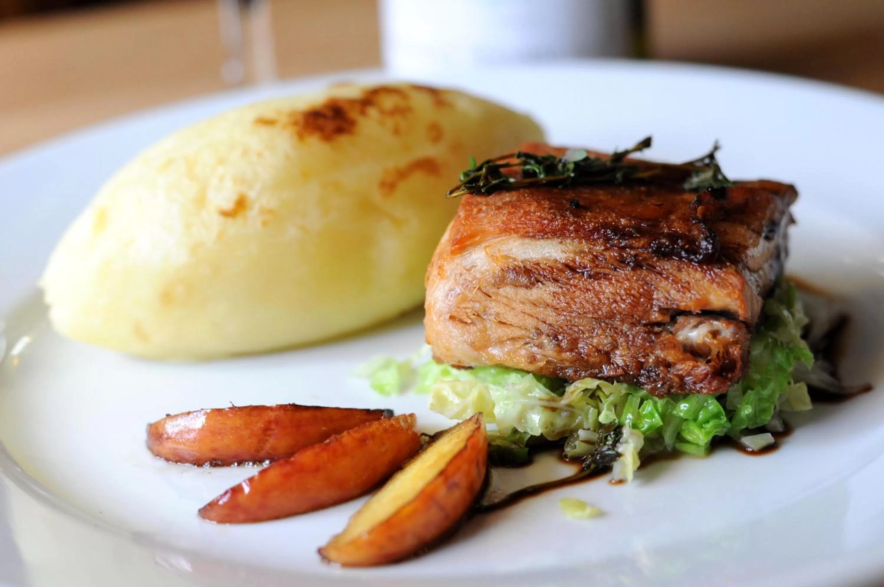 Food close-up in The New Court Inn