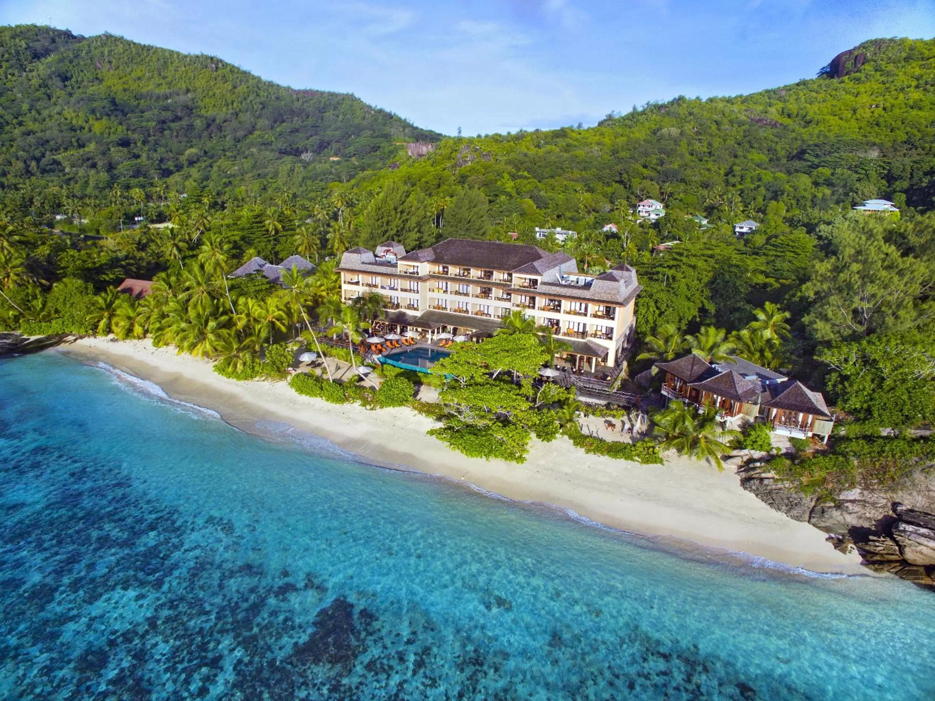 Property building in DoubleTree by Hilton Seychelles Allamanda Resort & Spa
