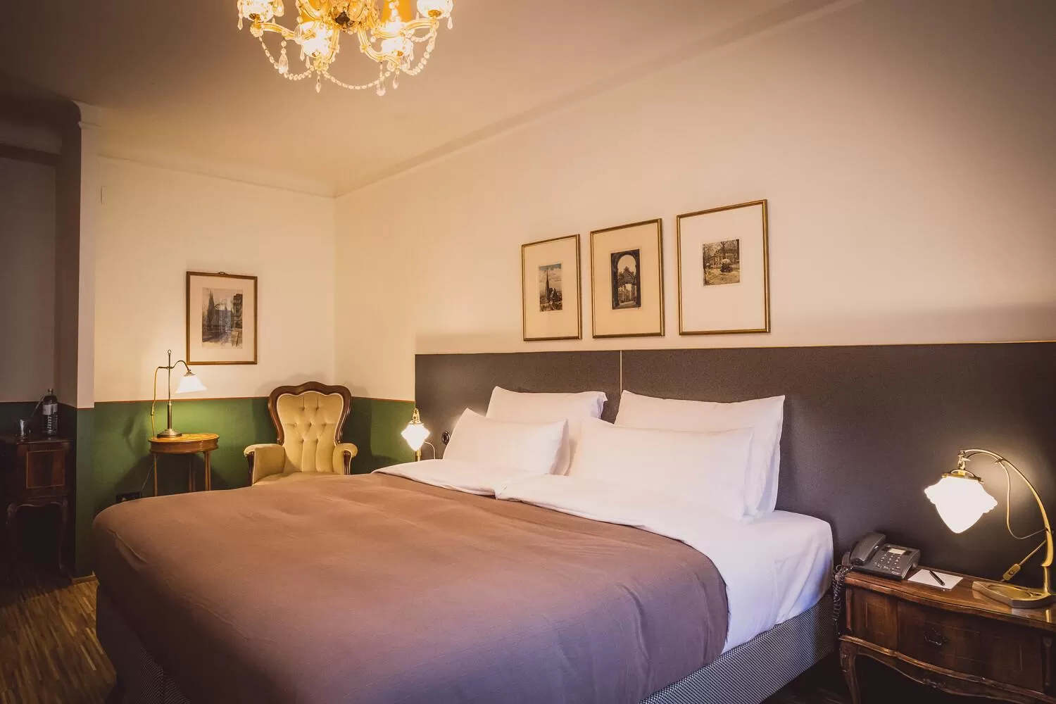 Bed in HENRI Hotel Wien Siebterbezirk