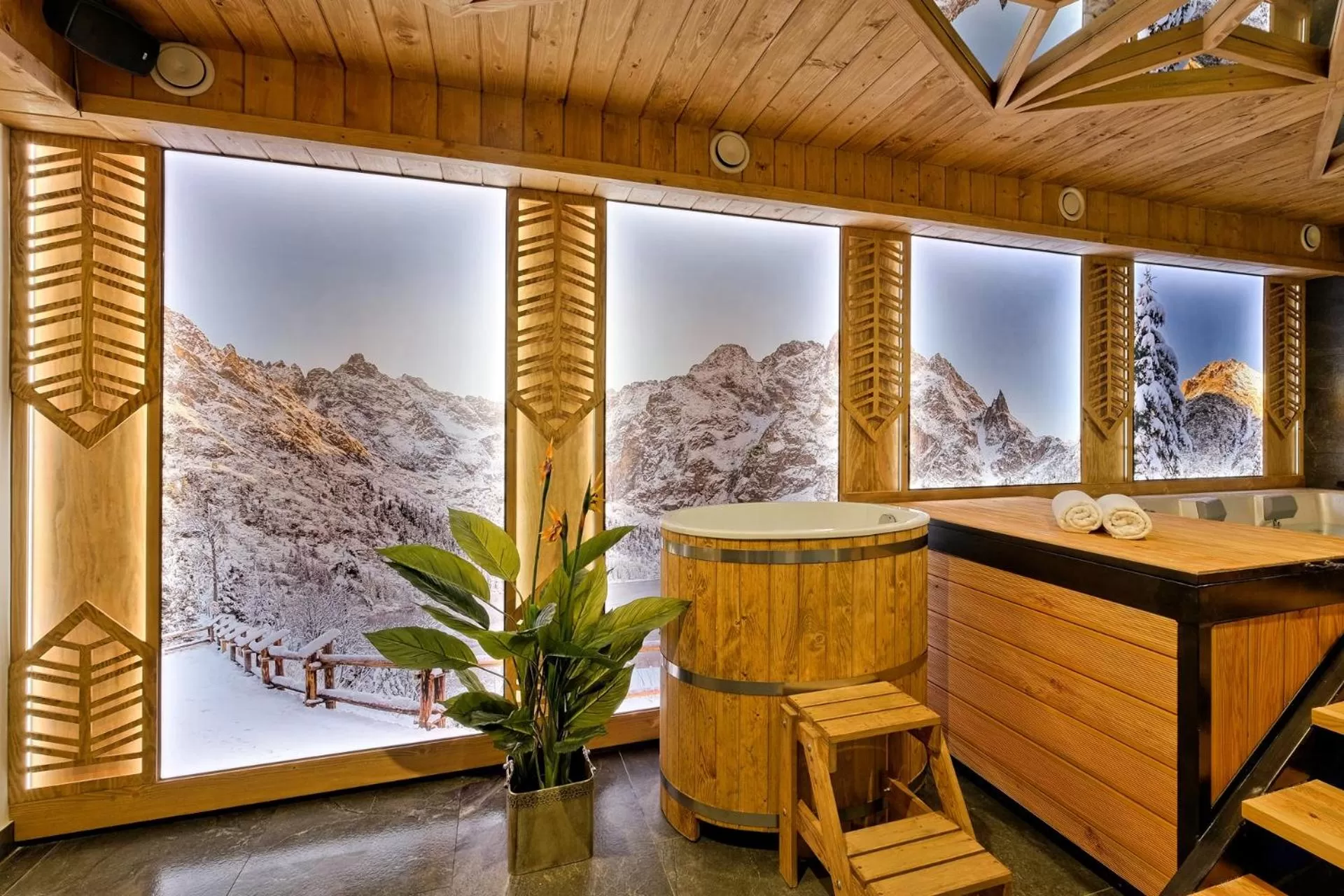 Hot Tub in Rezydencja Górska Odkryj Zakopane