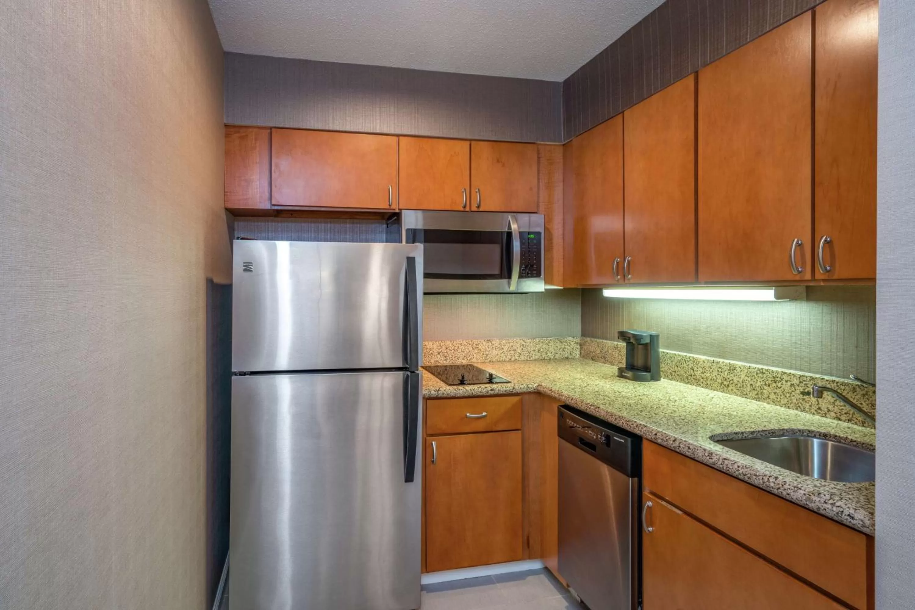 Kitchen or kitchenette in Homewood Suites Lafayette