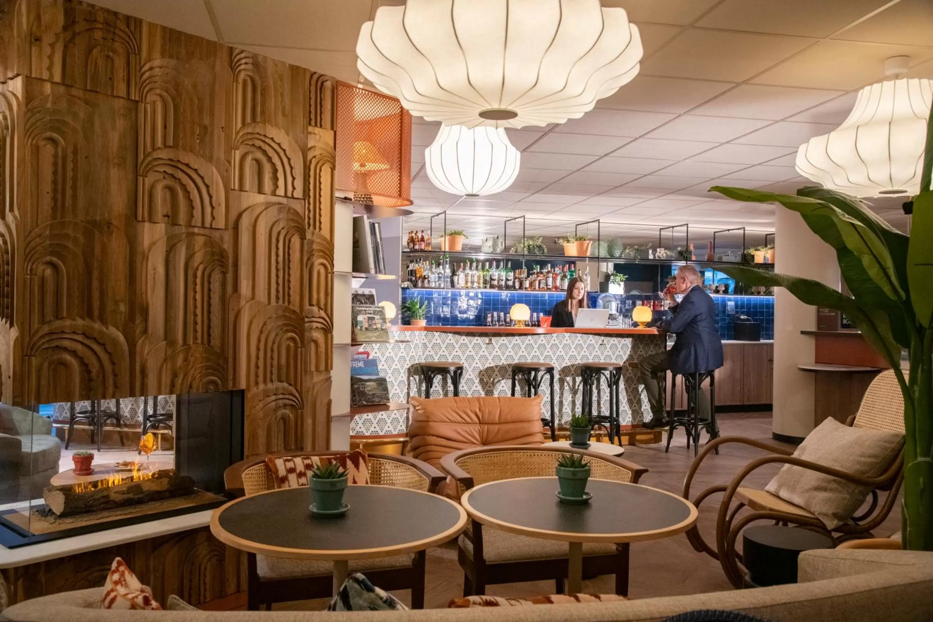 Lobby or reception in Novotel Suites Nice Airport