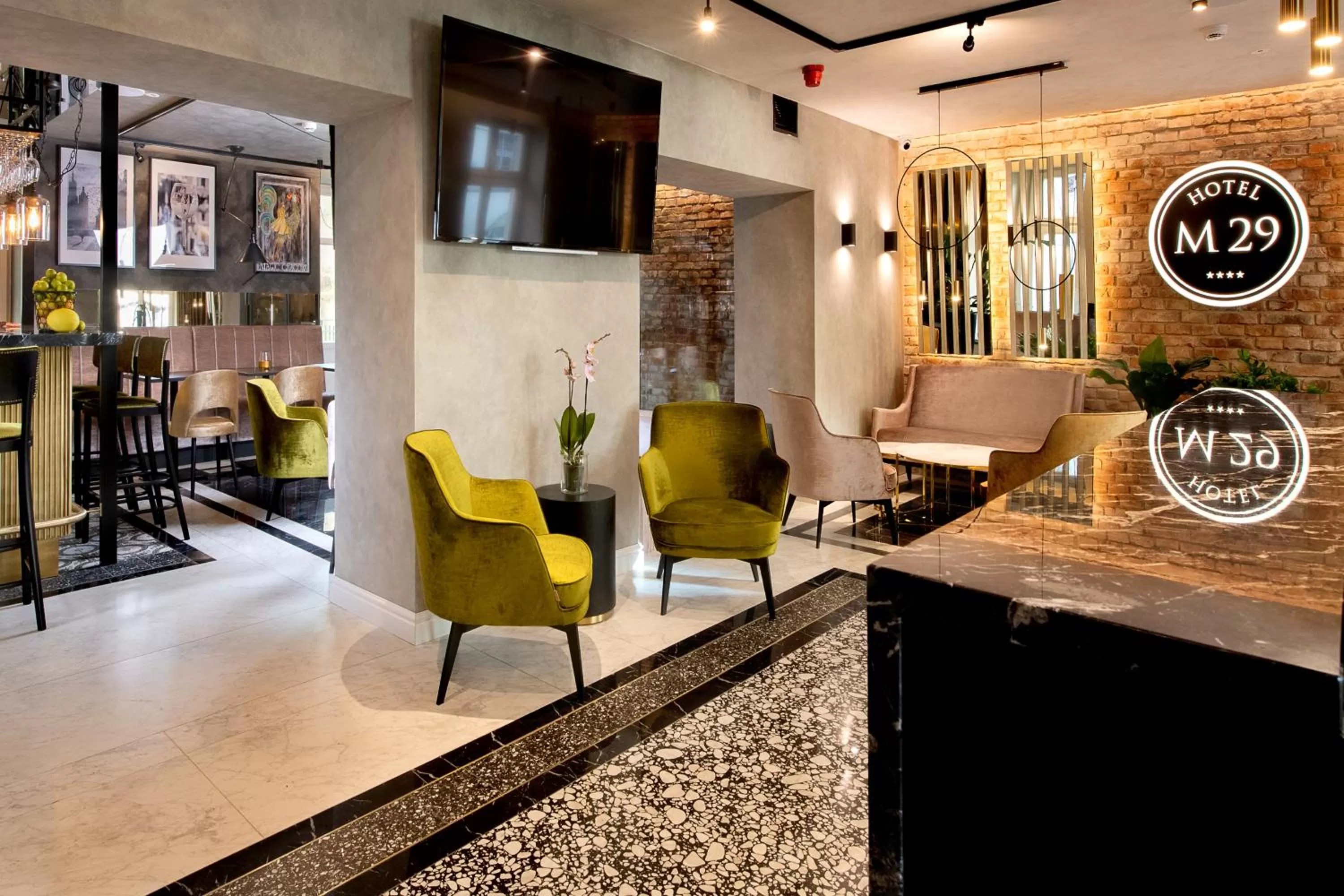 Lobby or reception in Hotel M29