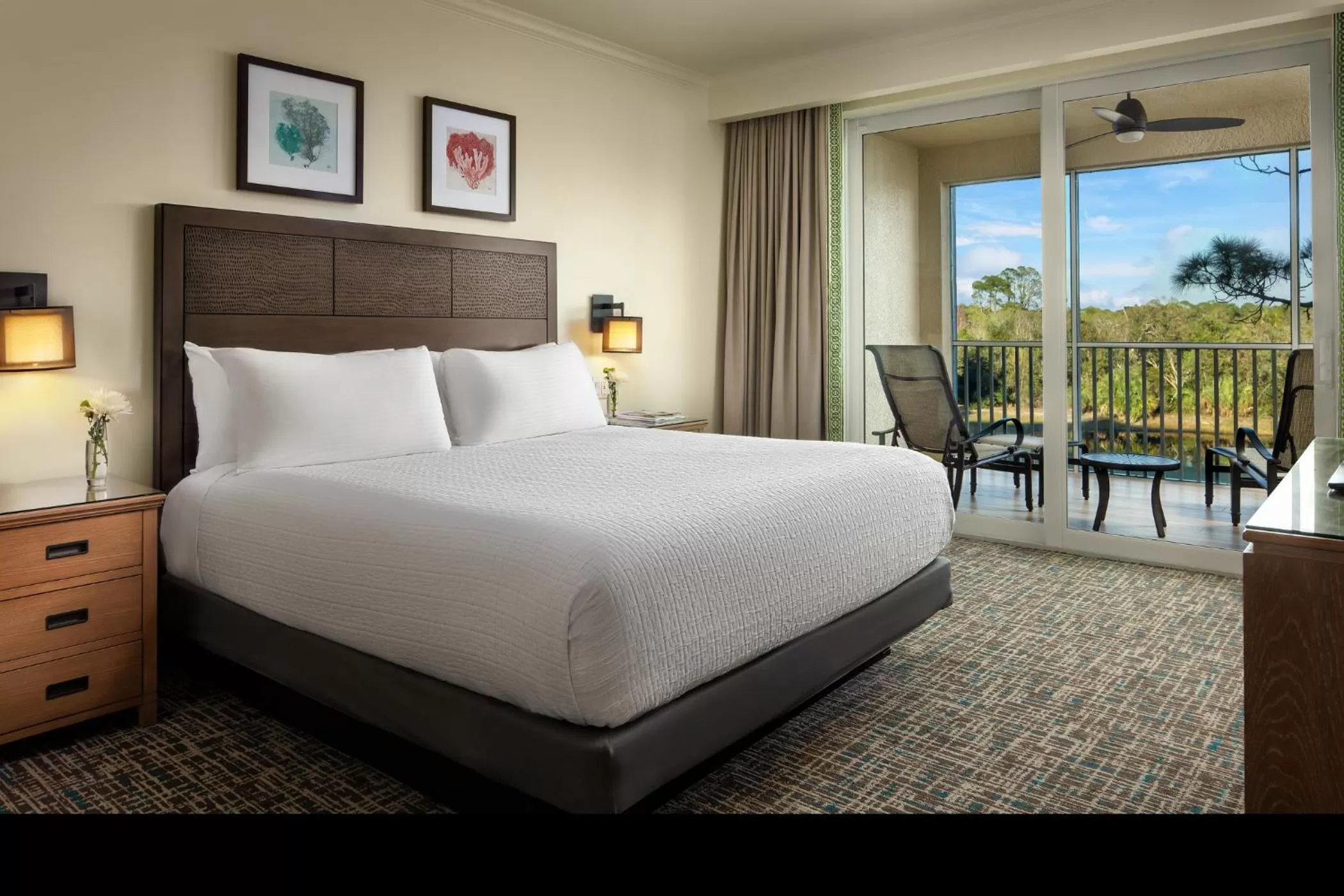 Bed in Hyatt Vacation Club at Coconut Cove