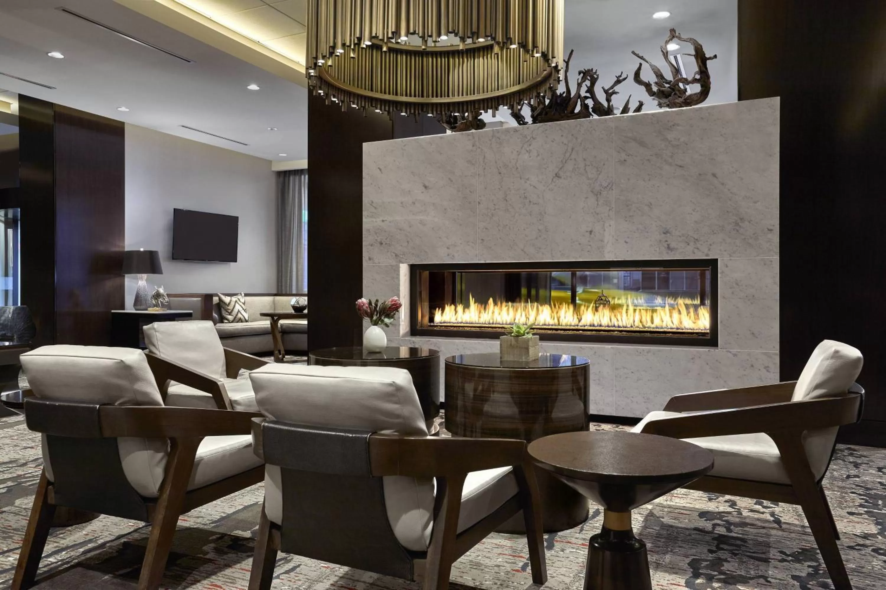 Lobby or reception in Calgary Marriott Downtown Hotel