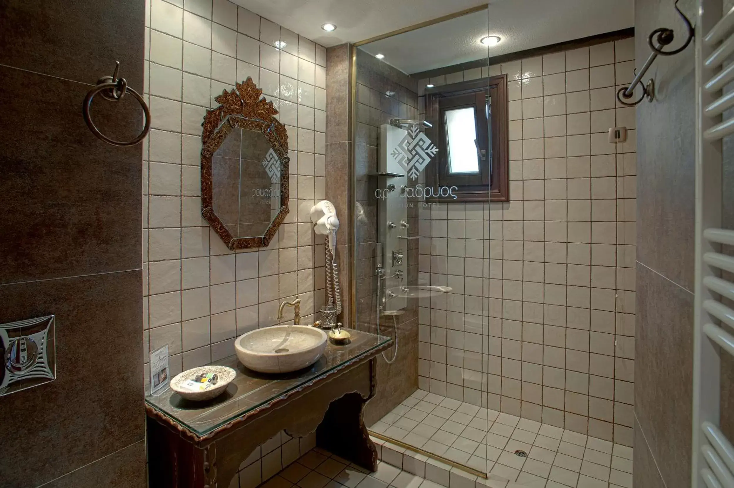 Special Offer - Double Room with Hydromassage Shower in AROMA DRYOS SPA & ECO Hotel Special Offer - Double Room with Hydromassage Shower in AROMA DRYOS SPA & ECO Hotel