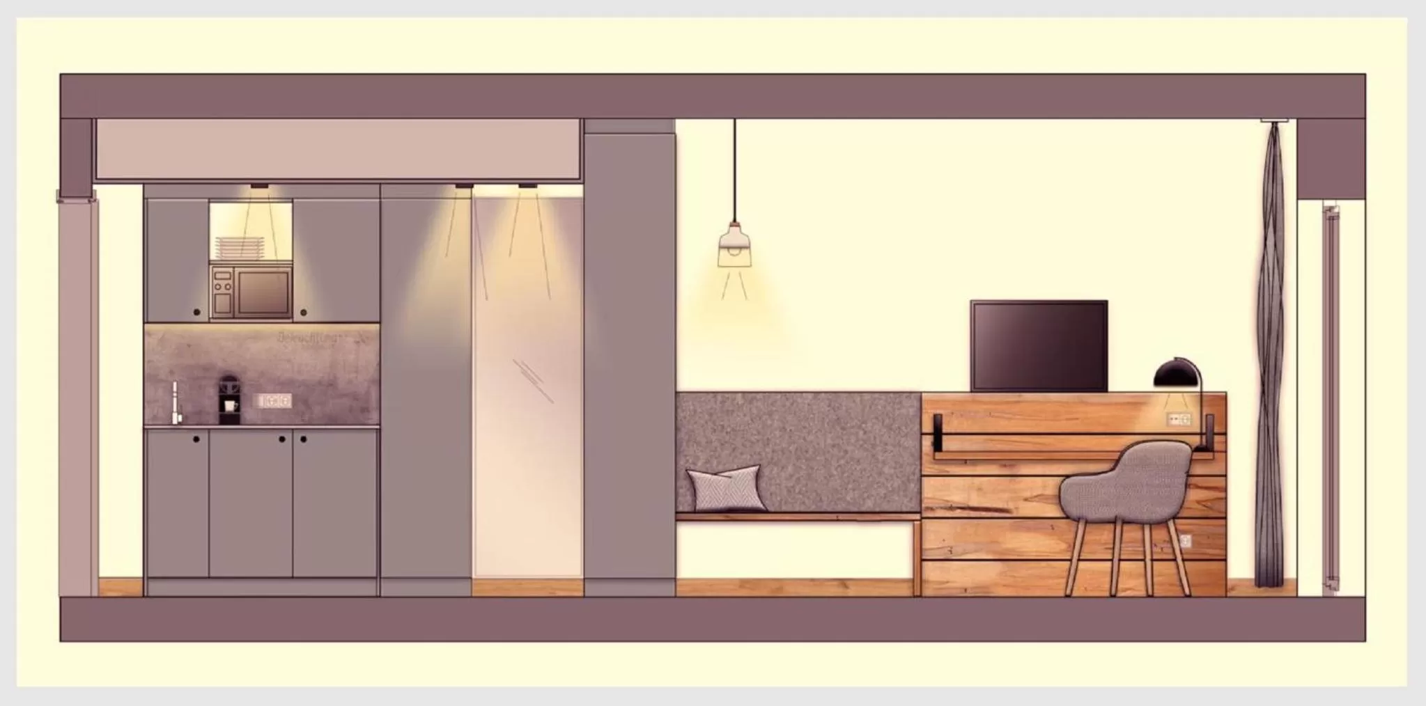 Floor plan in Walhalla Hotel Regensburg Hoeferer 4 Sterne Superior