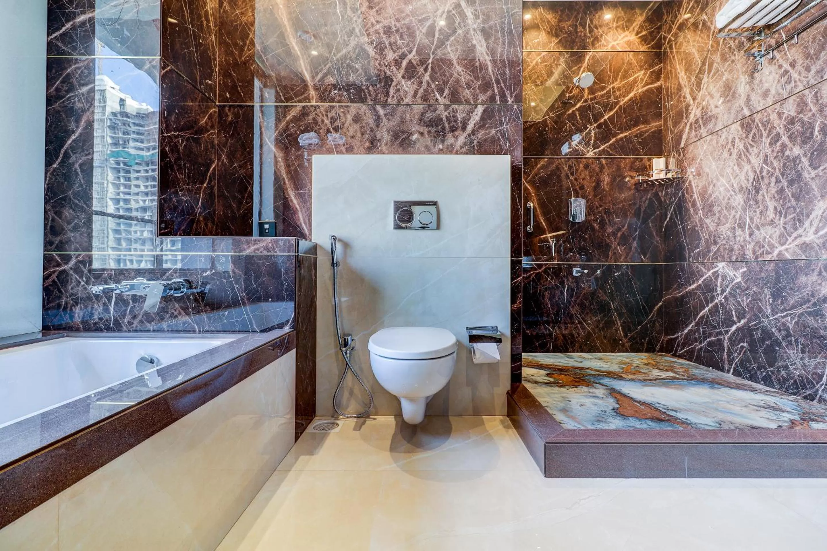 Shower in Hotel Gurudev Grand