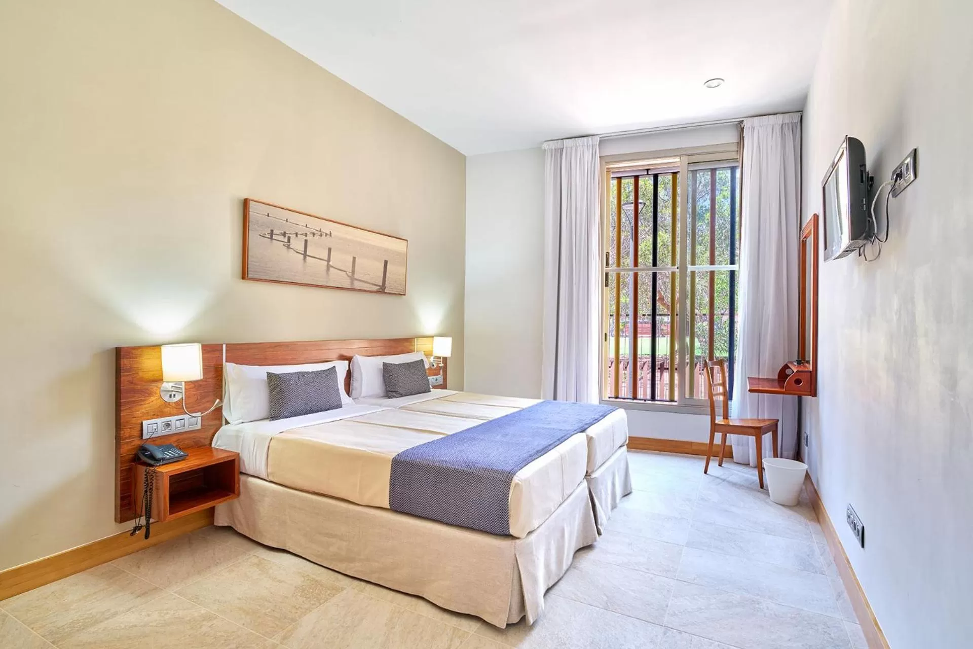 Bed in Hotel Torre Del Conde