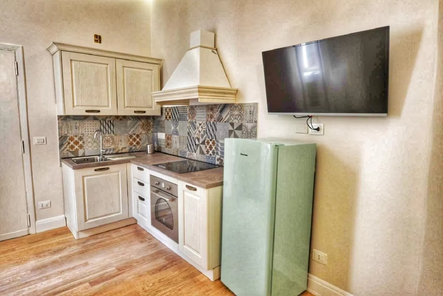 Kitchen or kitchenette in Domus D'Angelo B&B