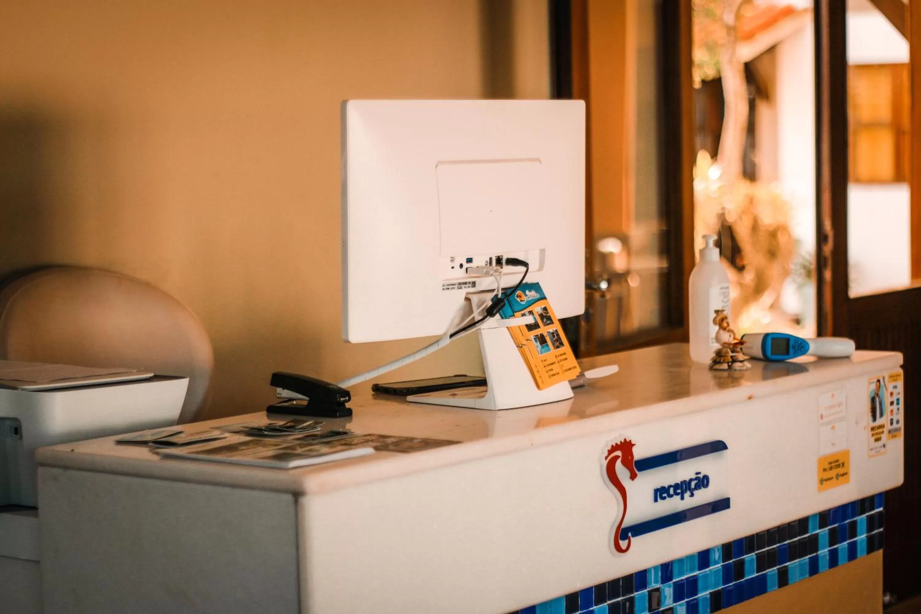 Lobby or reception in Pousada e Chale Porto Paraiso