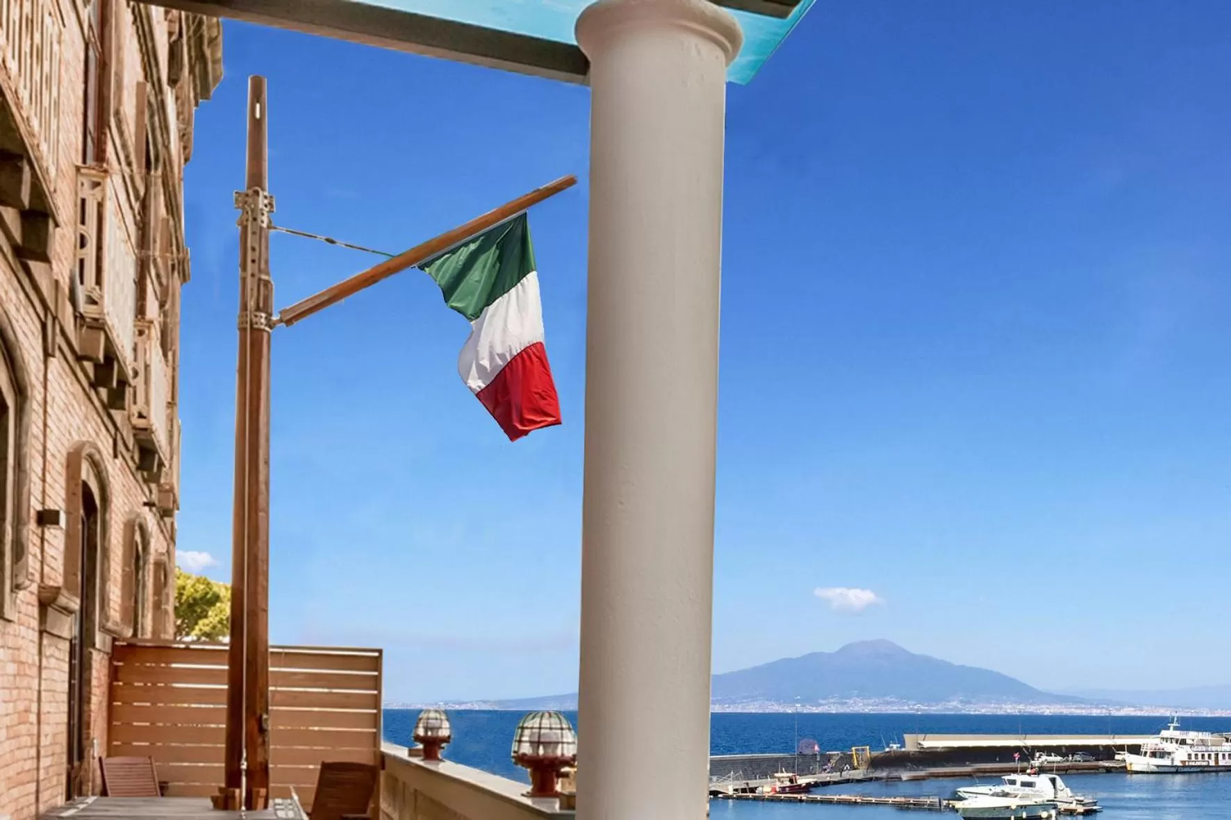Balcony/Terrace in Yacht Club Capo Cervo Suites B&B