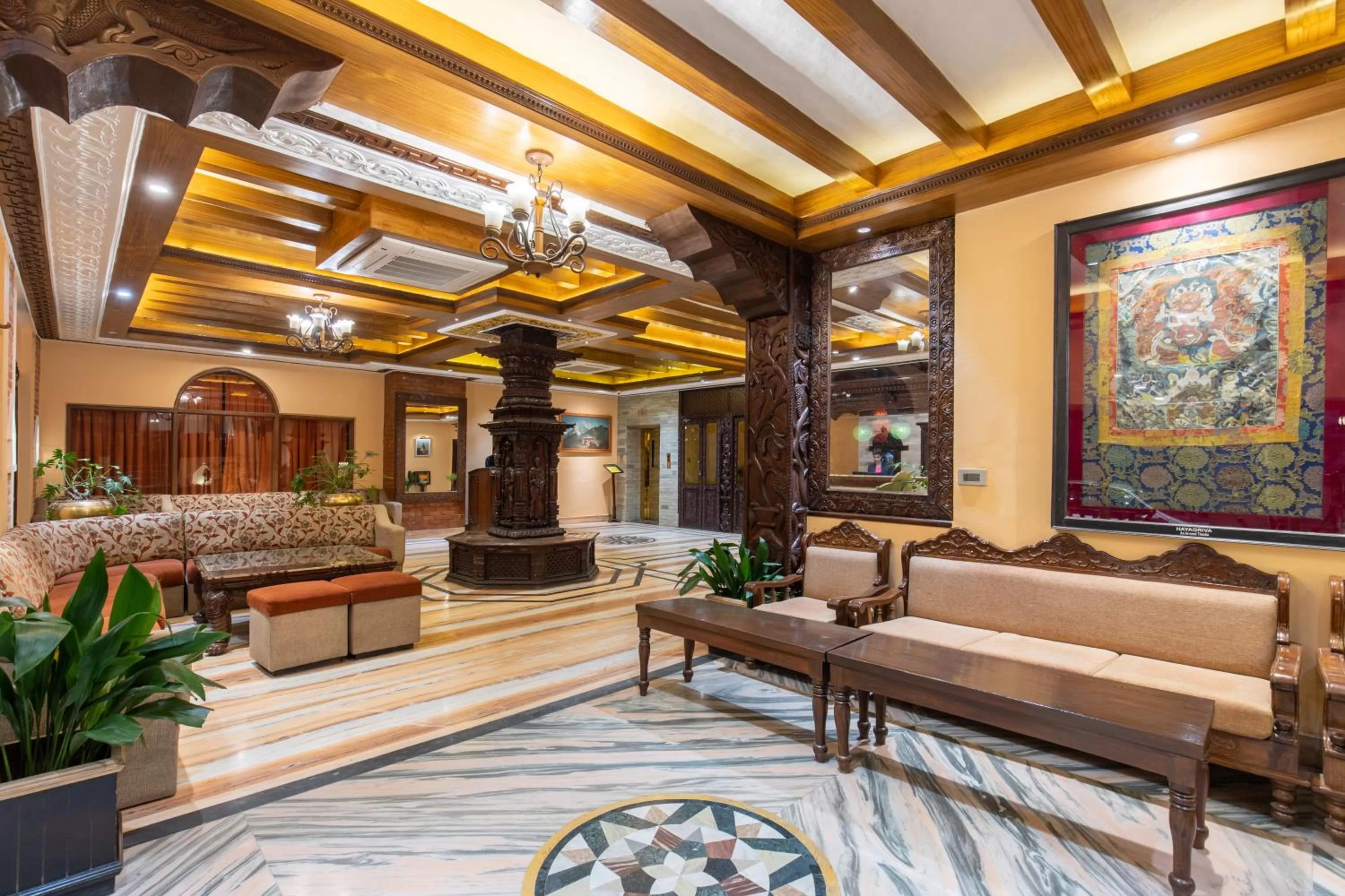 Lobby or reception in Hotel Manang - Thamel, Kathmandu