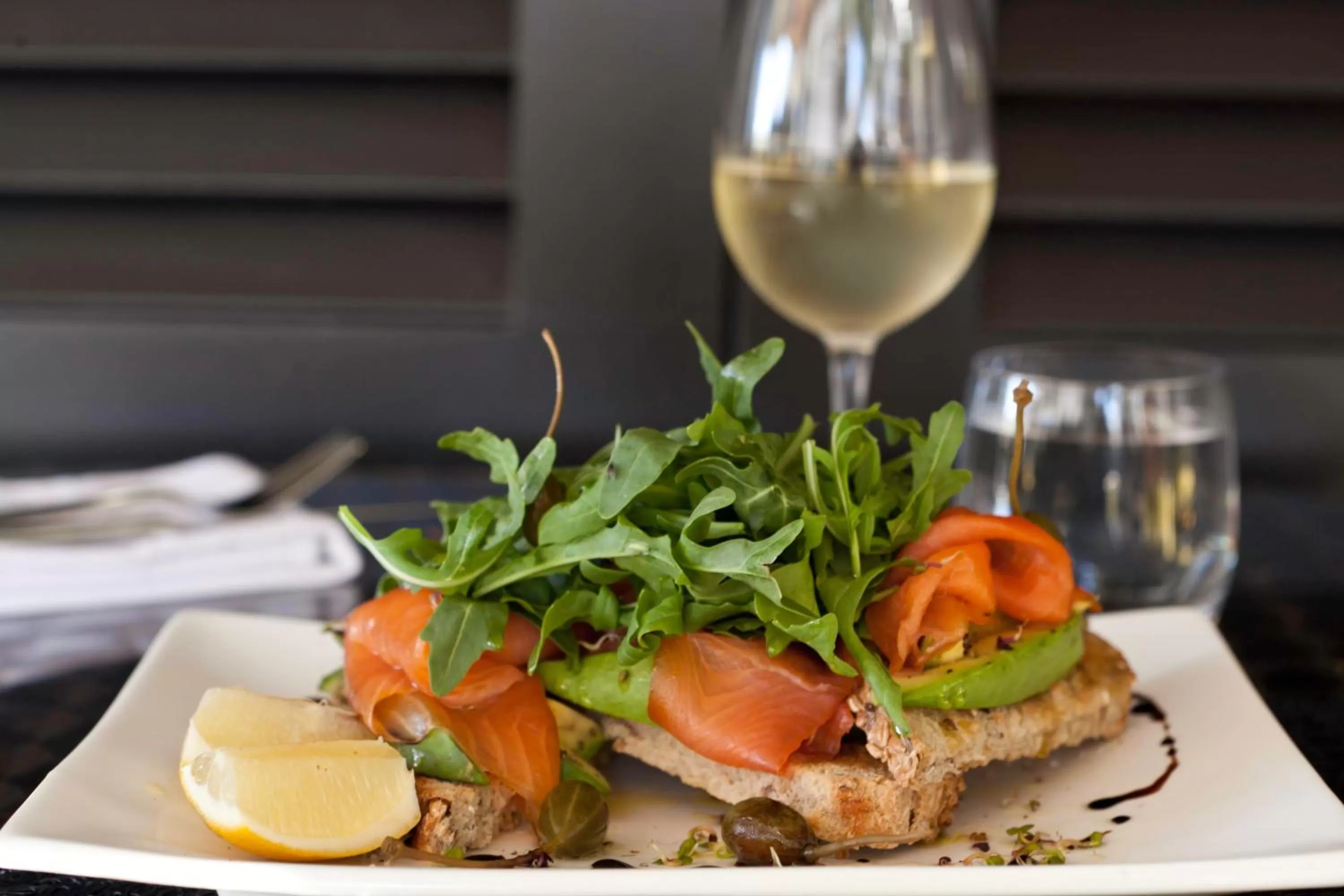 Food close-up in Hotel on the Promenade
