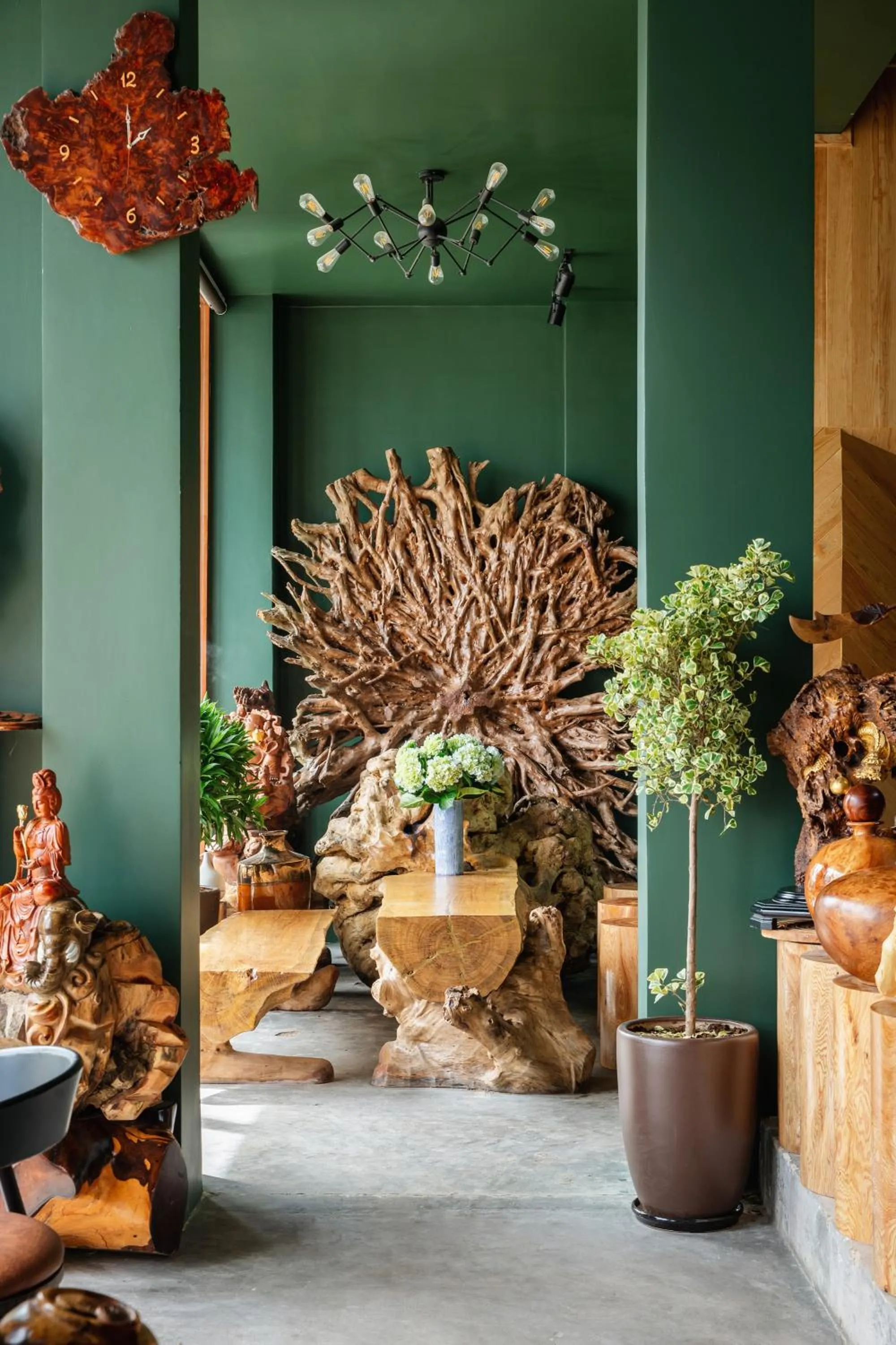 Decorative detail in Pi Boutique Hotel